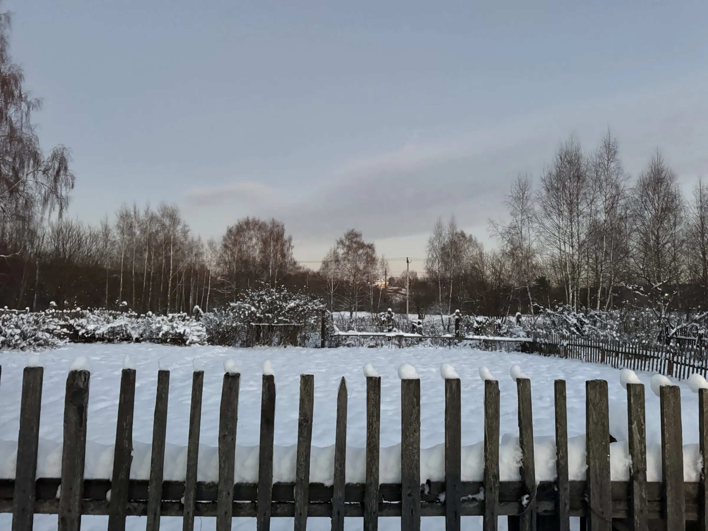 Зимняя деревенская улица, фото 4
