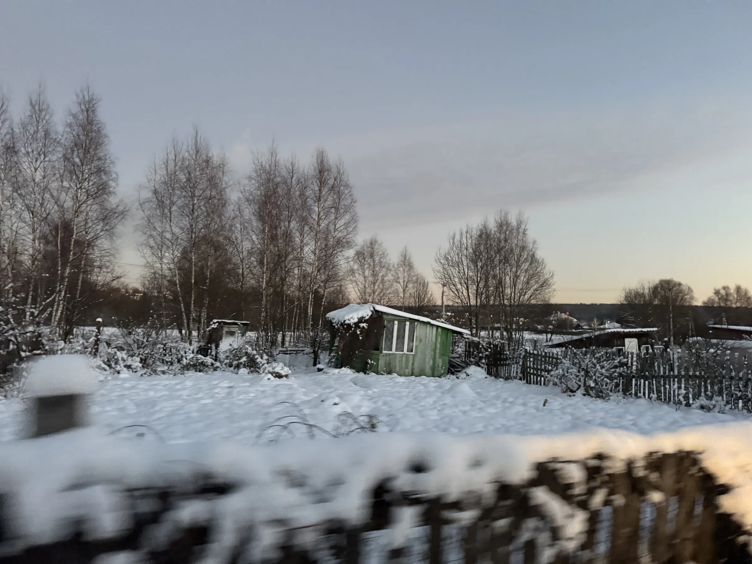 Зимняя деревенская улица, фото 5