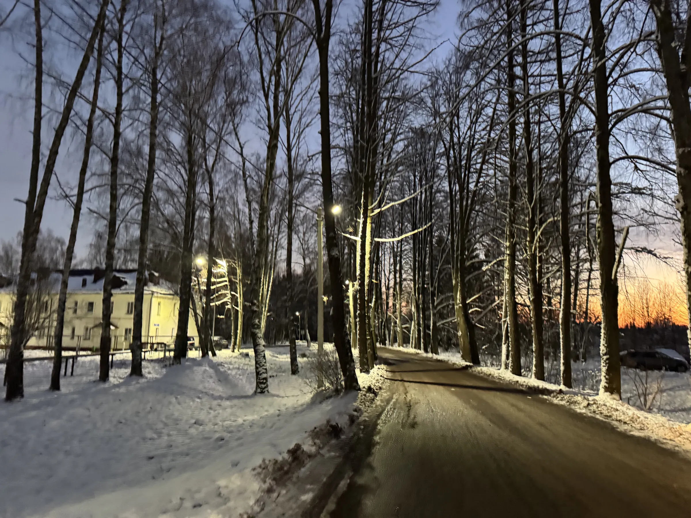 Зимняя деревенская улица, фото 17