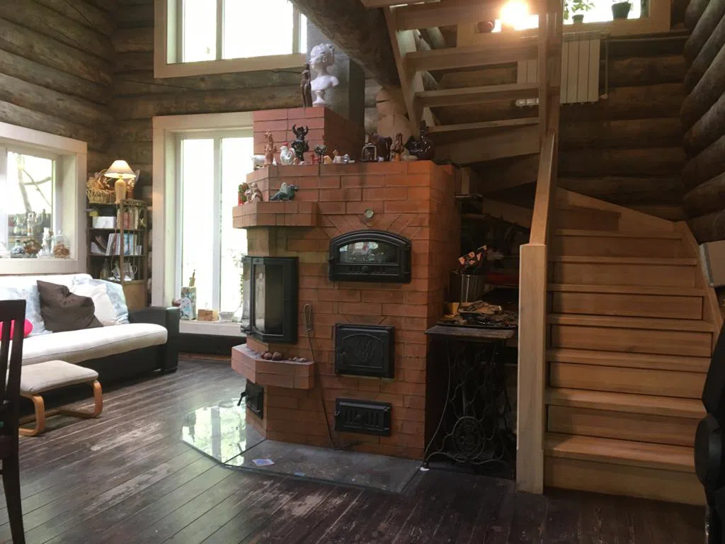 Дача из бруса с камином, фото 10