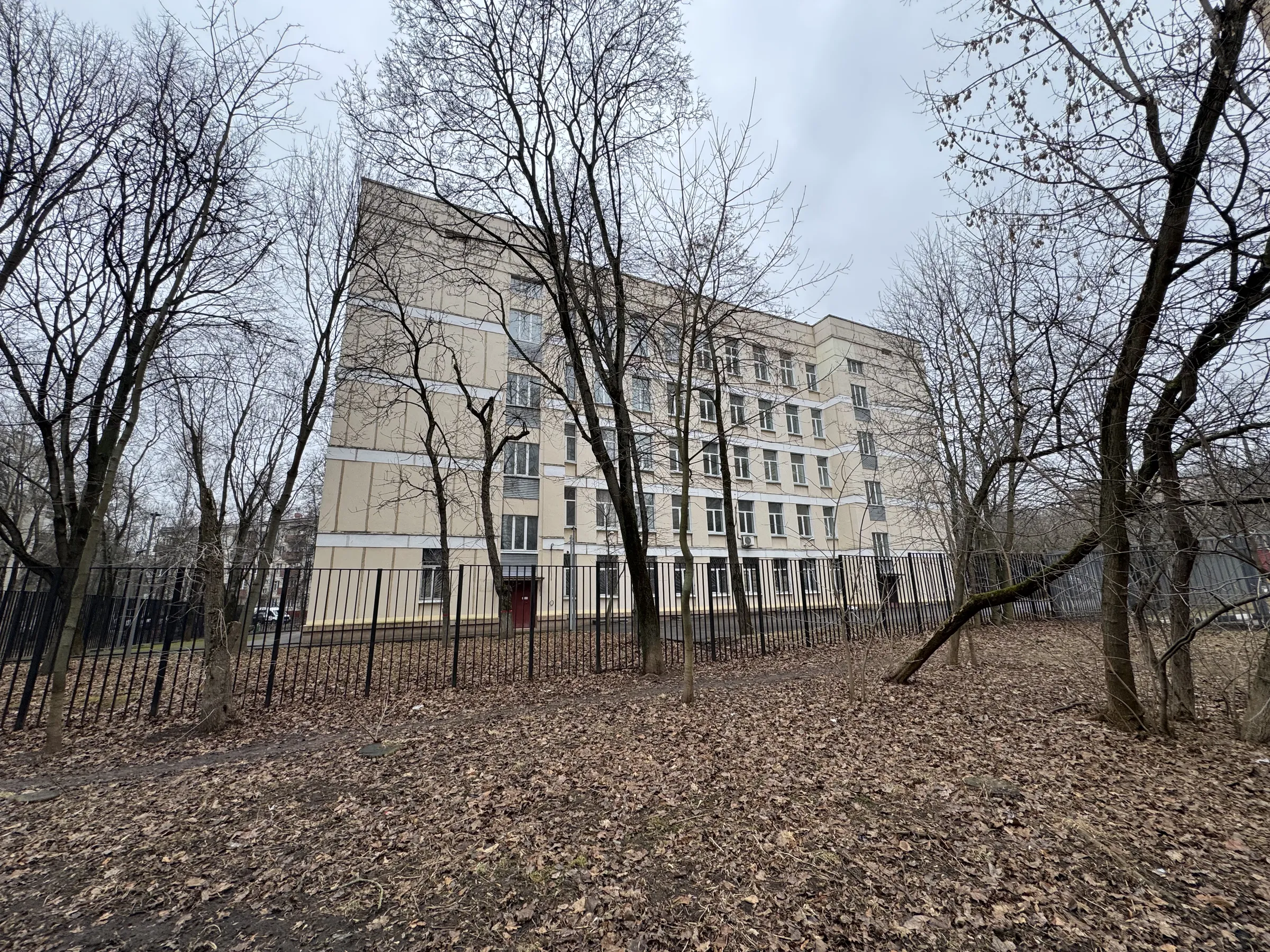 Классическая школа с оградой, фото 12