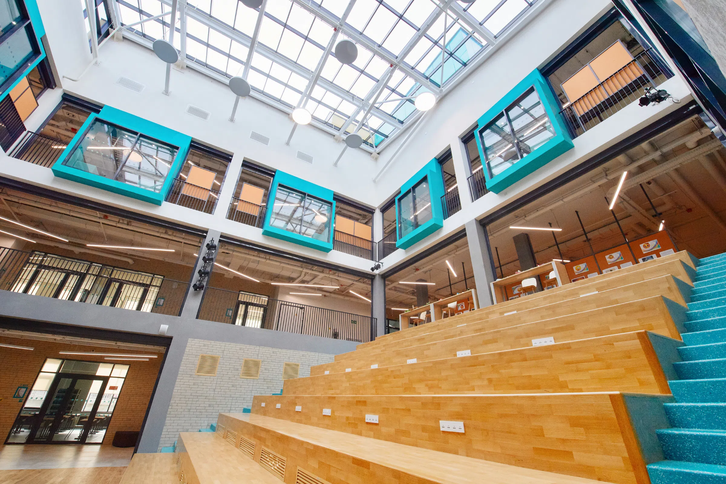 Бирюзовый лекторий-атриум, фото 23