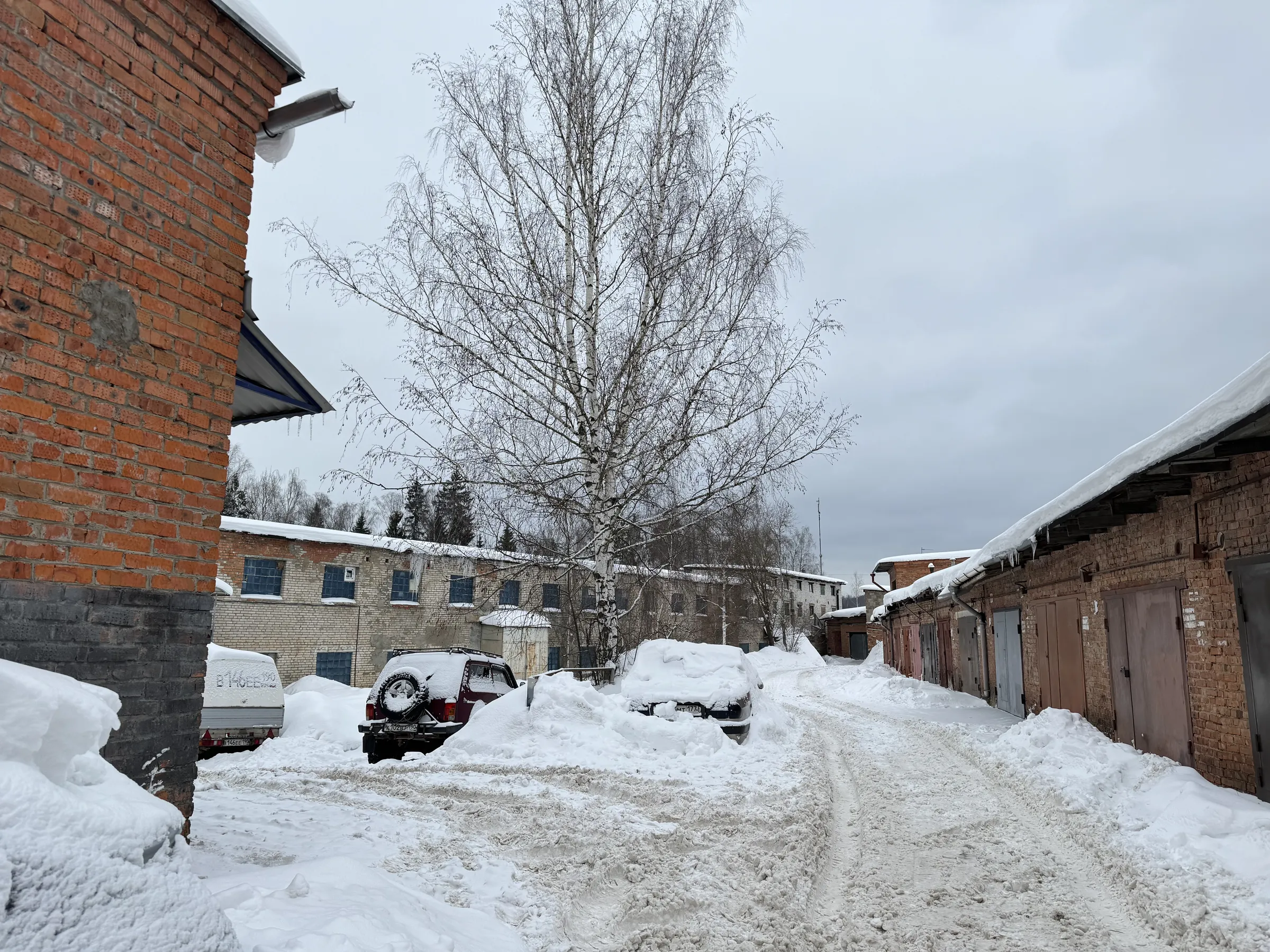 Гаражный кооператив зимой, фото 1