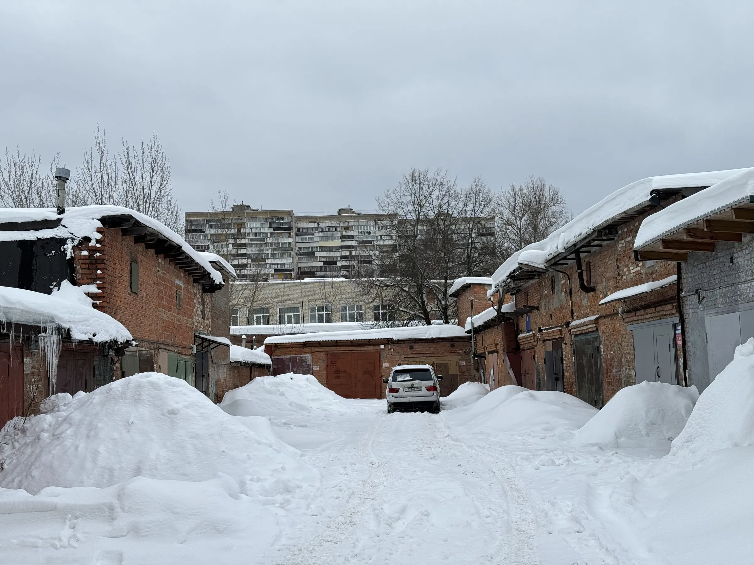 Гаражный кооператив зимой, фото 9