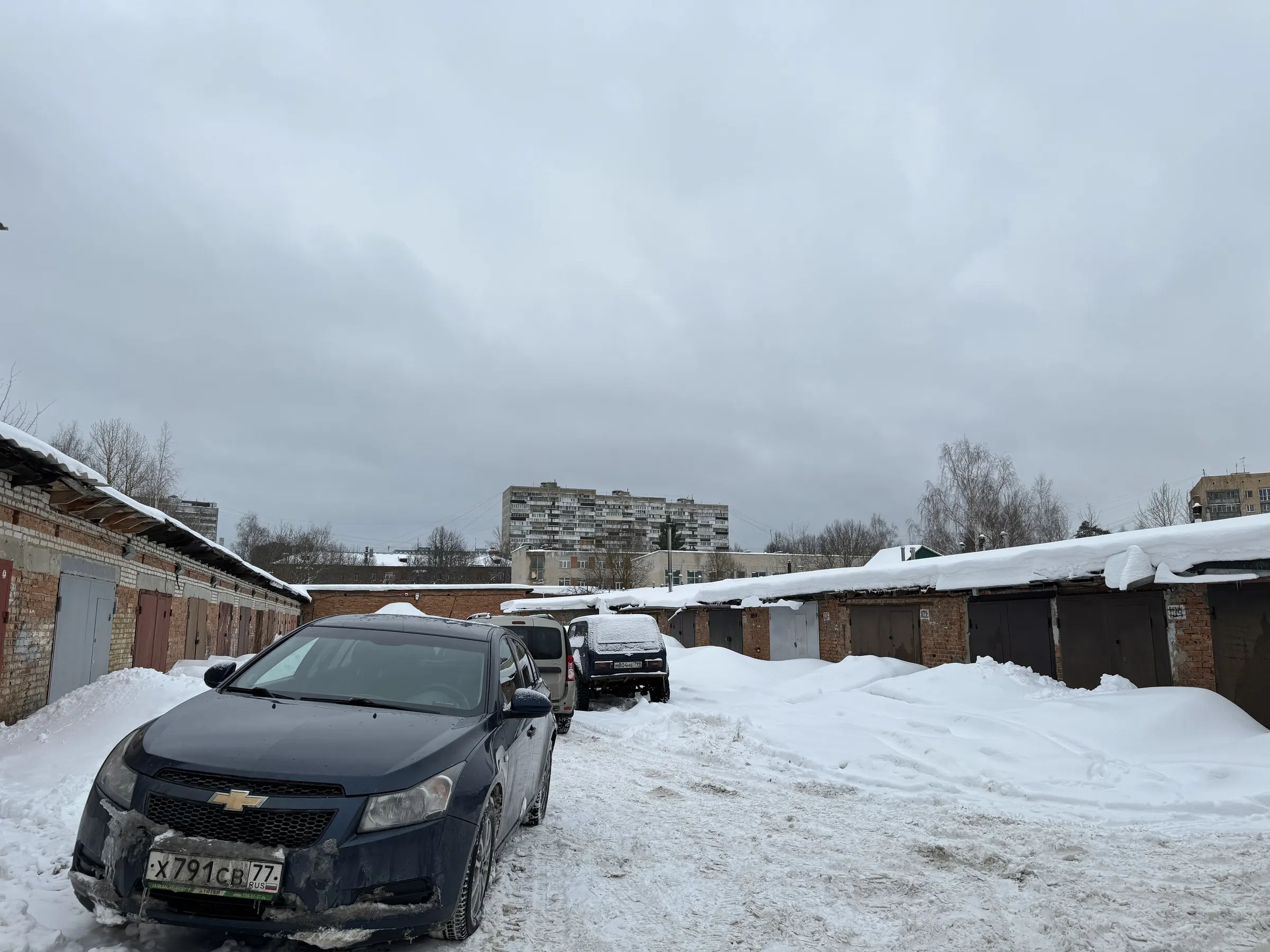 Гаражный кооператив зимой, фото 6