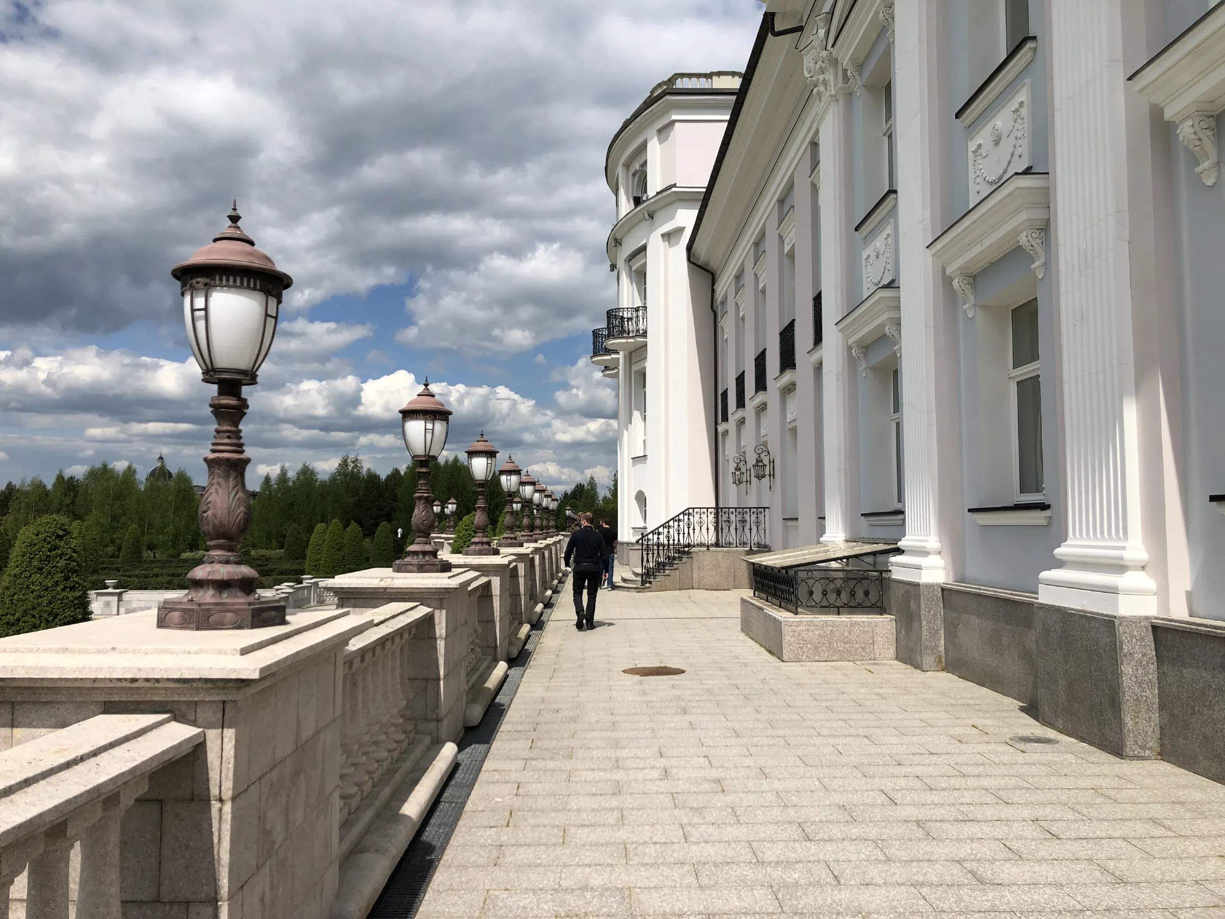 Белая усадьба с куполом, фото 18