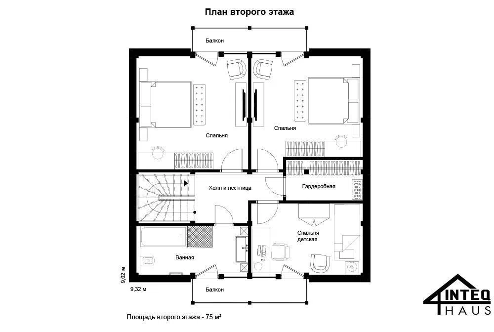 Современный фахверк-дом, фото 5