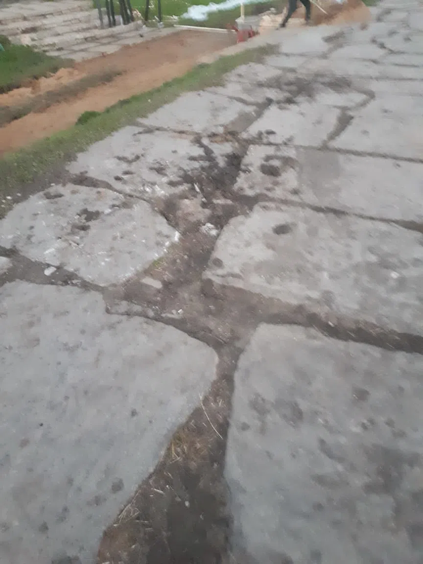 Газон и бетонная дорожка, фото 17