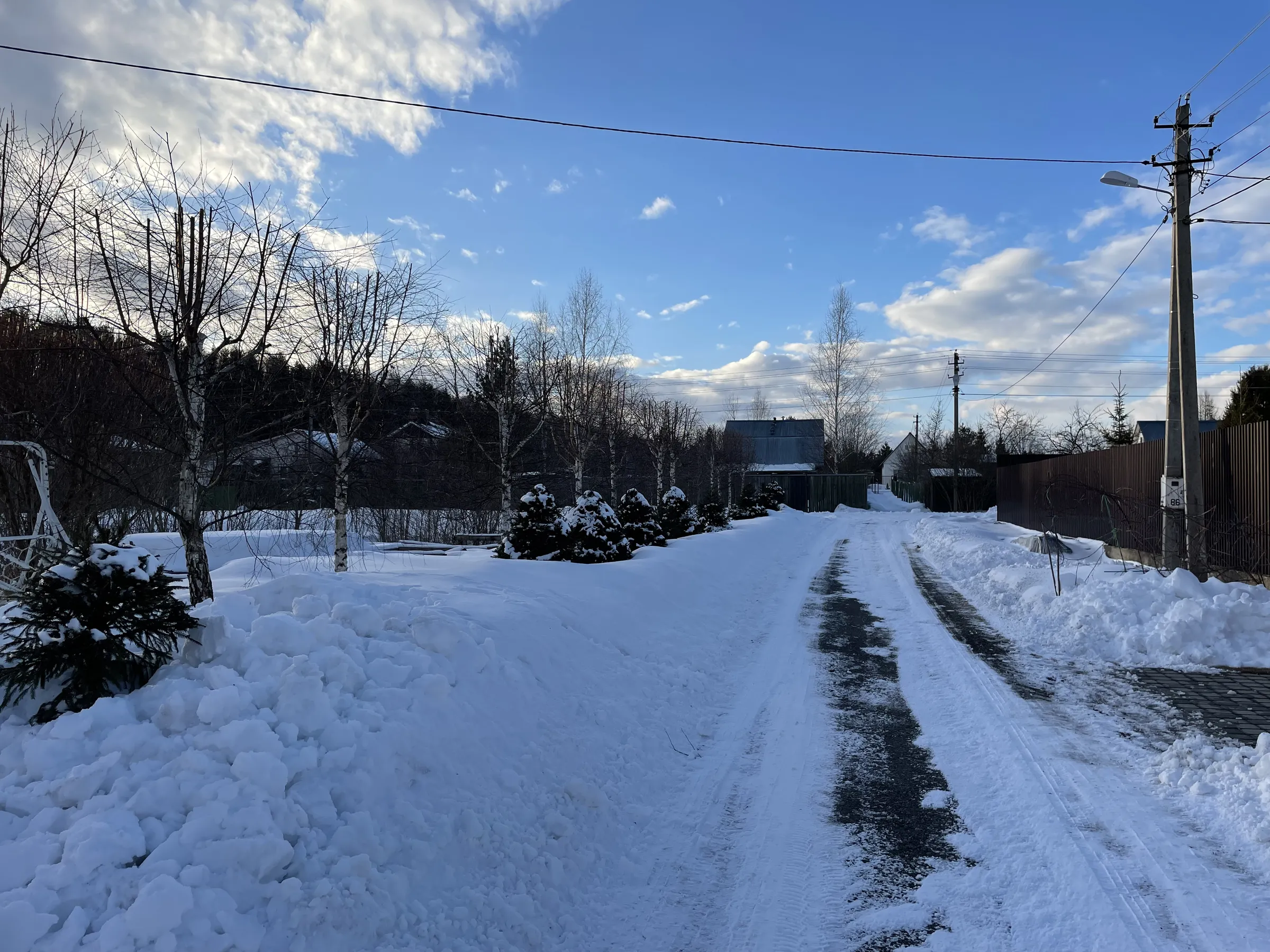 Современный дом зимой, фото 1