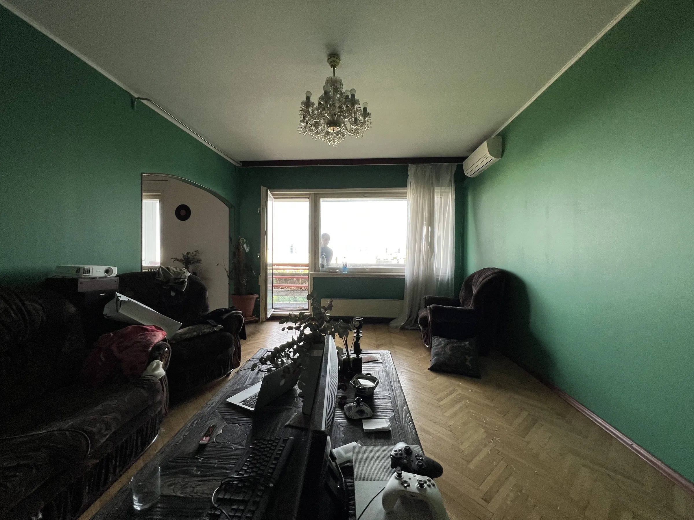 Квартира с зеленой стеной, фото 9