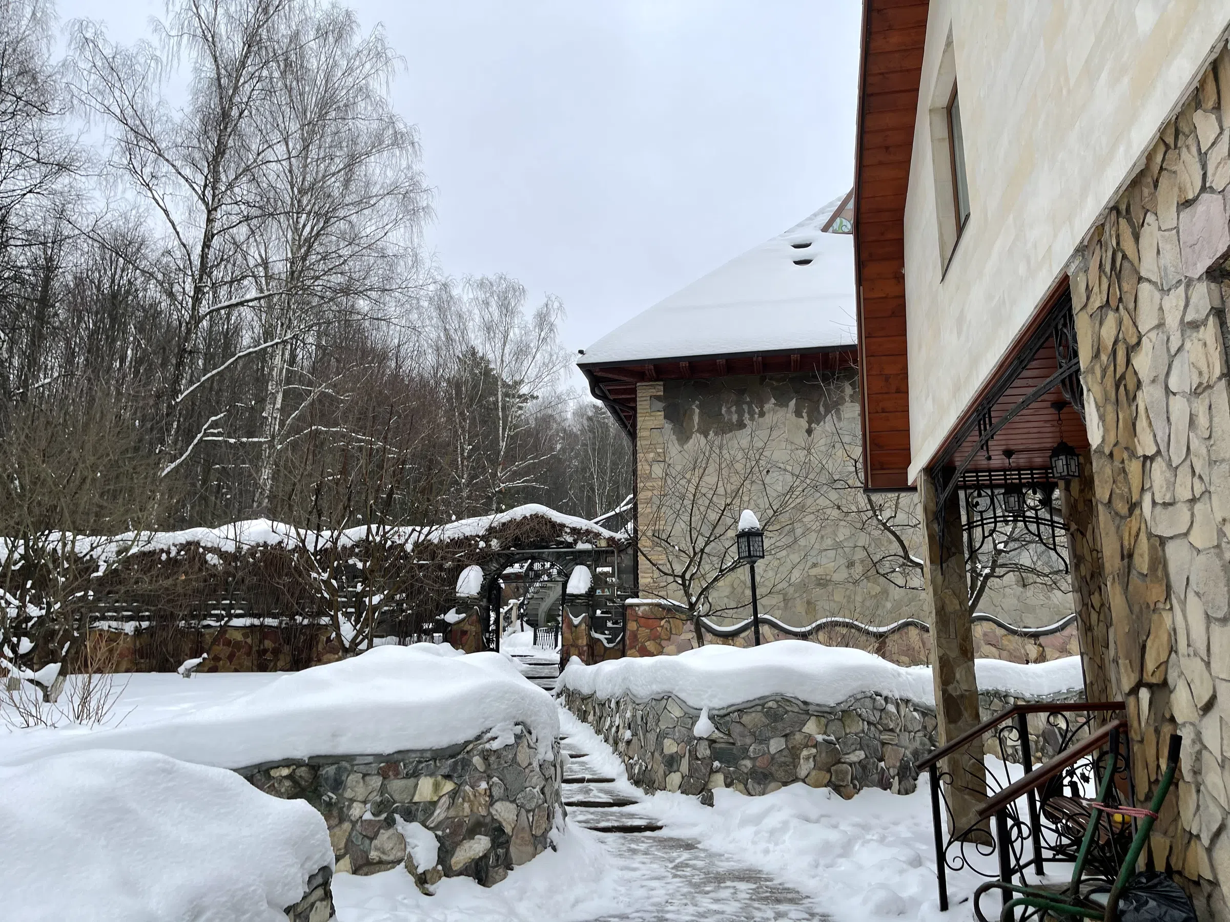 Усадьба в зимнем лесу, фото 3