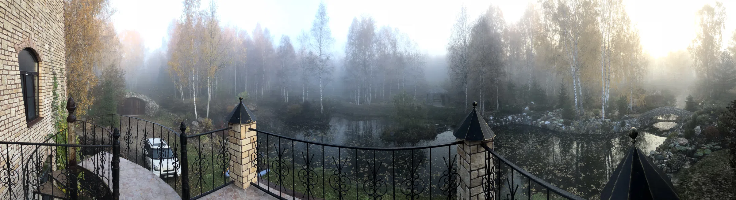 Парк с ручьем и мостиком, фото 23