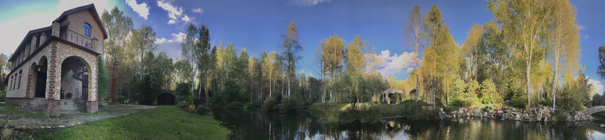 Парк с ручьем и мостиком, фото 18