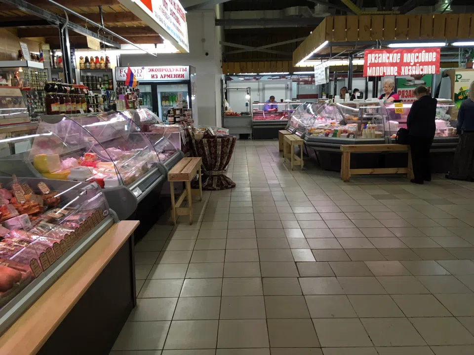 Рынок с продуктовыми рядами, фото 15