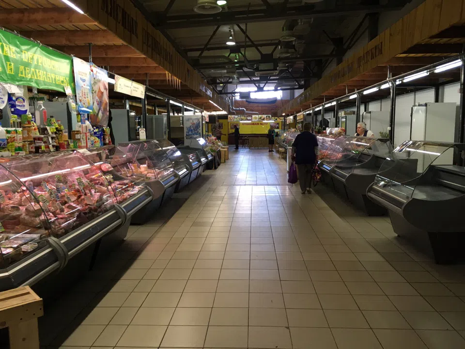 Рынок с продуктовыми рядами, фото 16