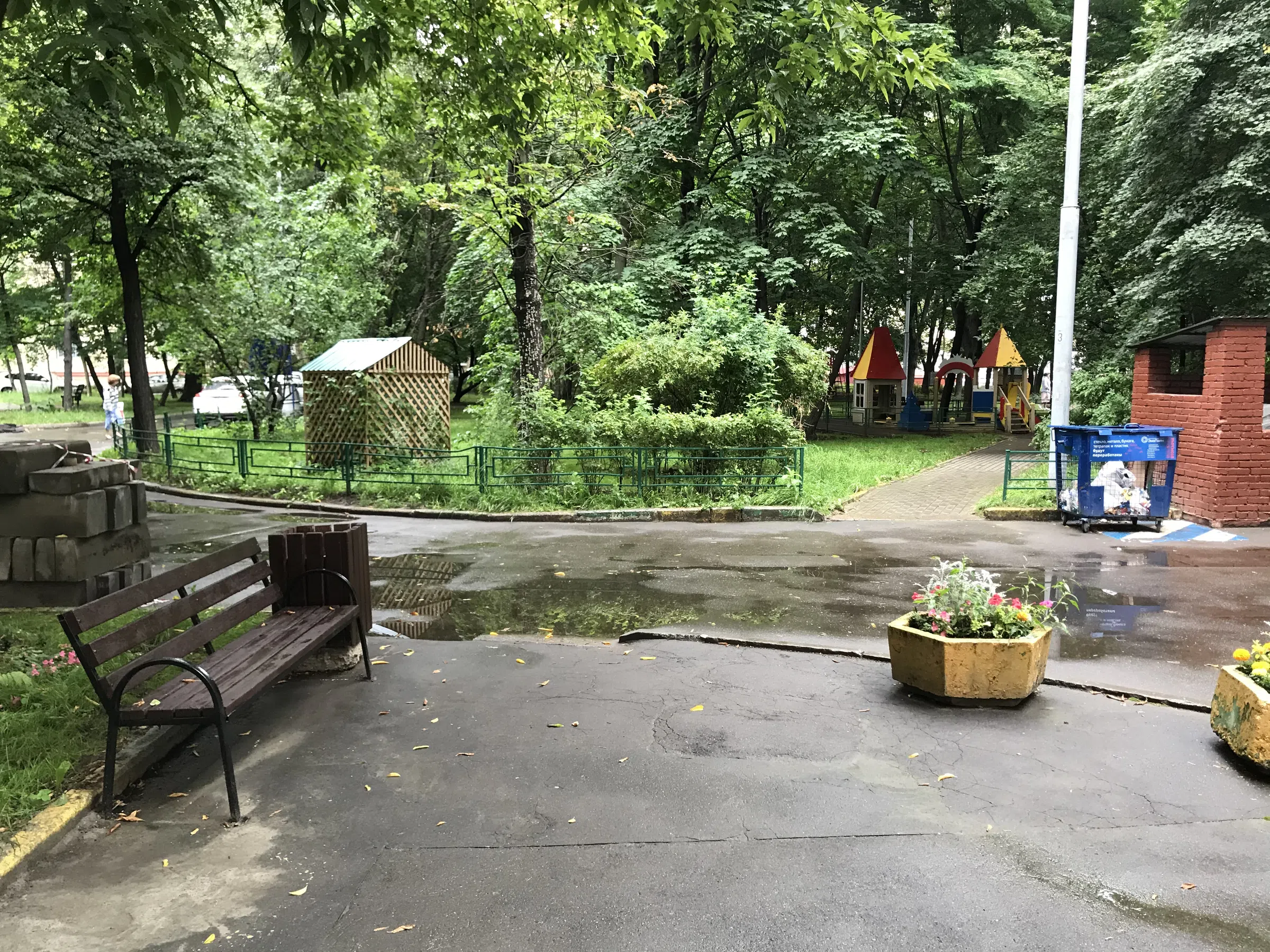 Кирпичный двор-колодец, фото 13