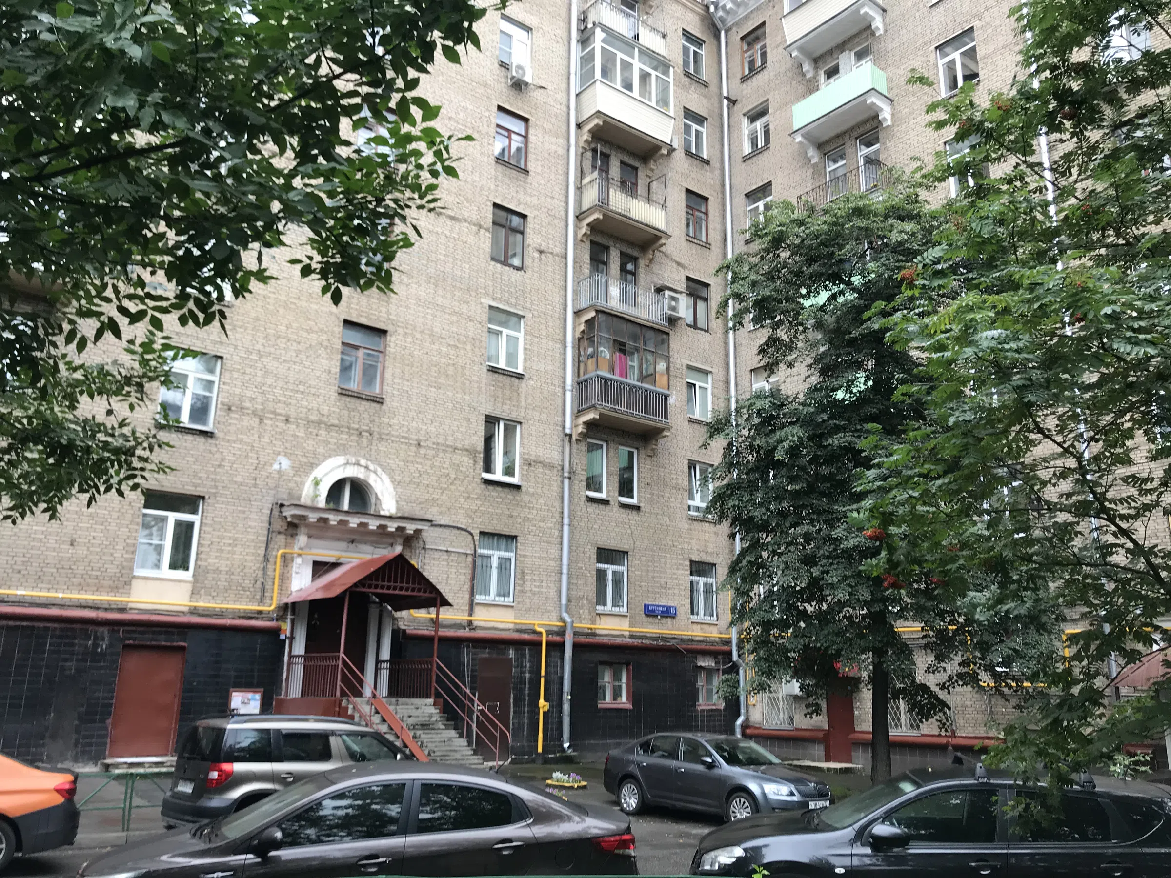 Кирпичная сталинка с аркой, фото 2