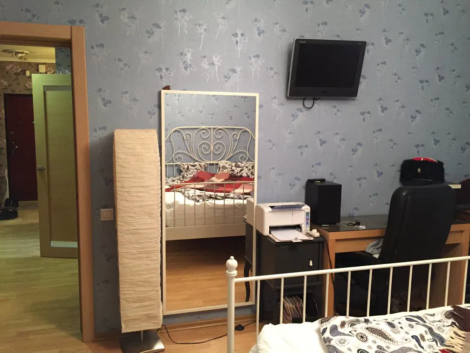 Квартира с цветочными обоями, фото 15