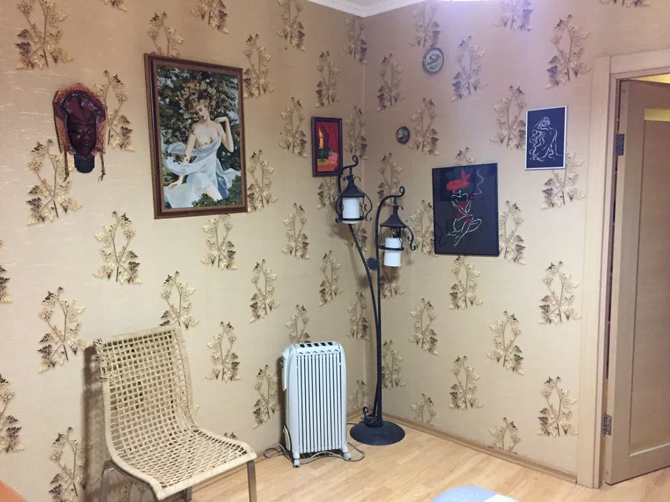 Квартира с цветочными обоями, фото 7