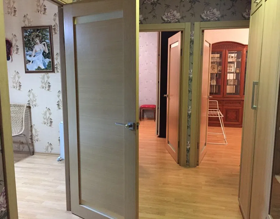 Квартира с цветочными обоями, фото 4