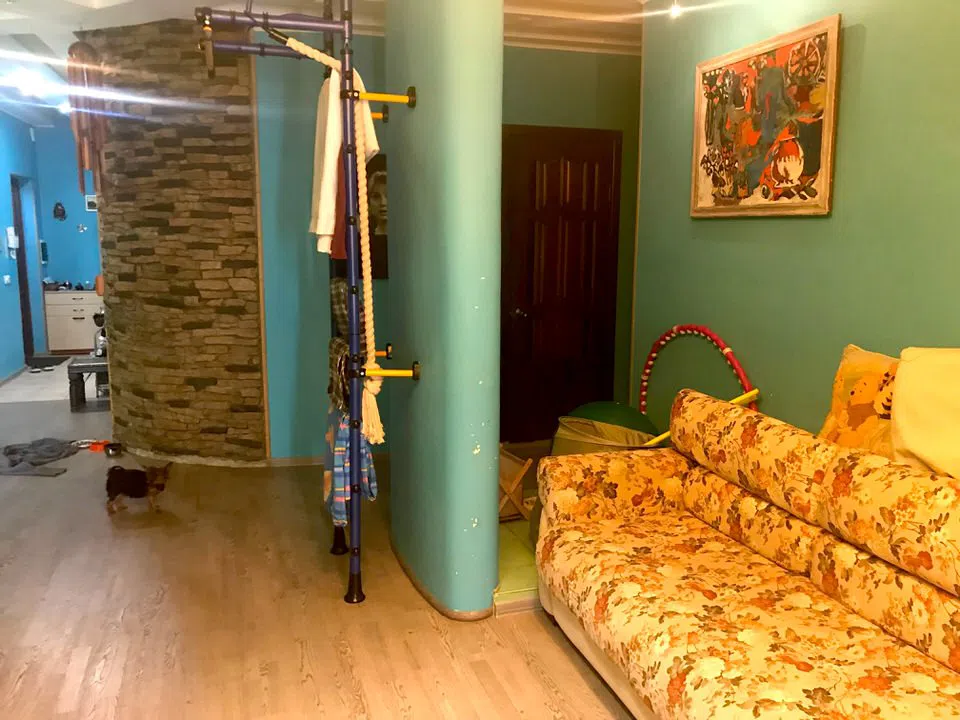 Квартира с салатовой кухней, фото 21