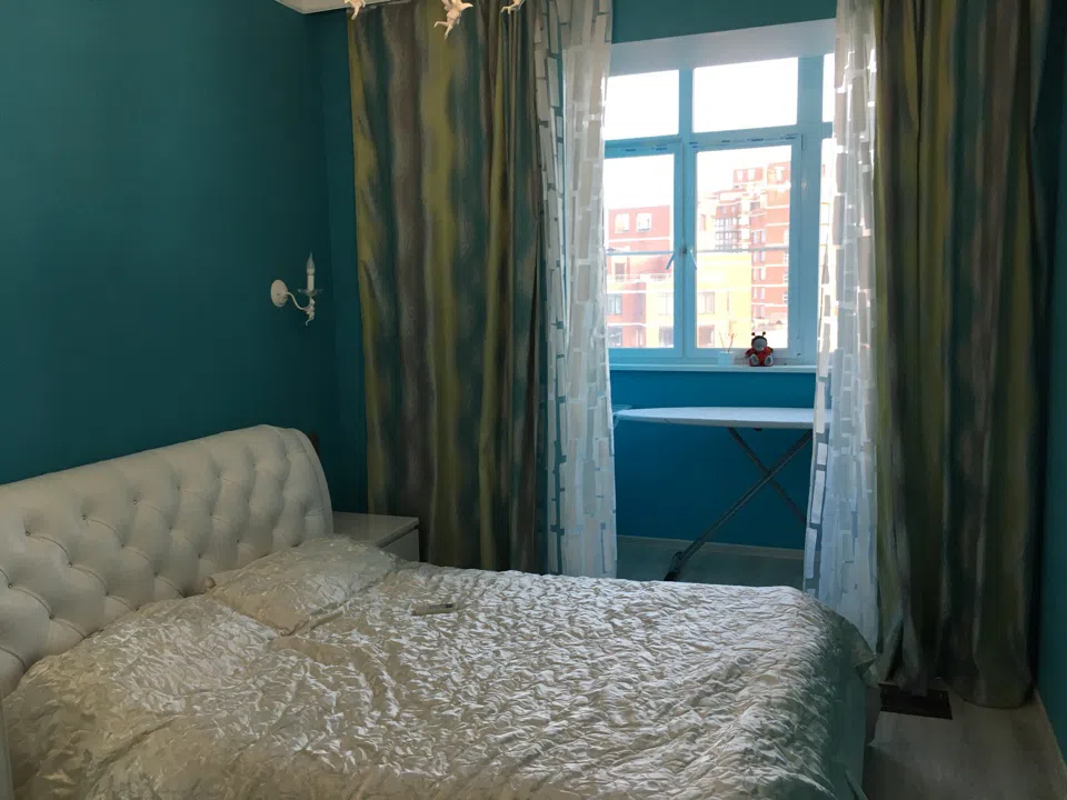 Квартира с бирюзовыми стенами, фото 10