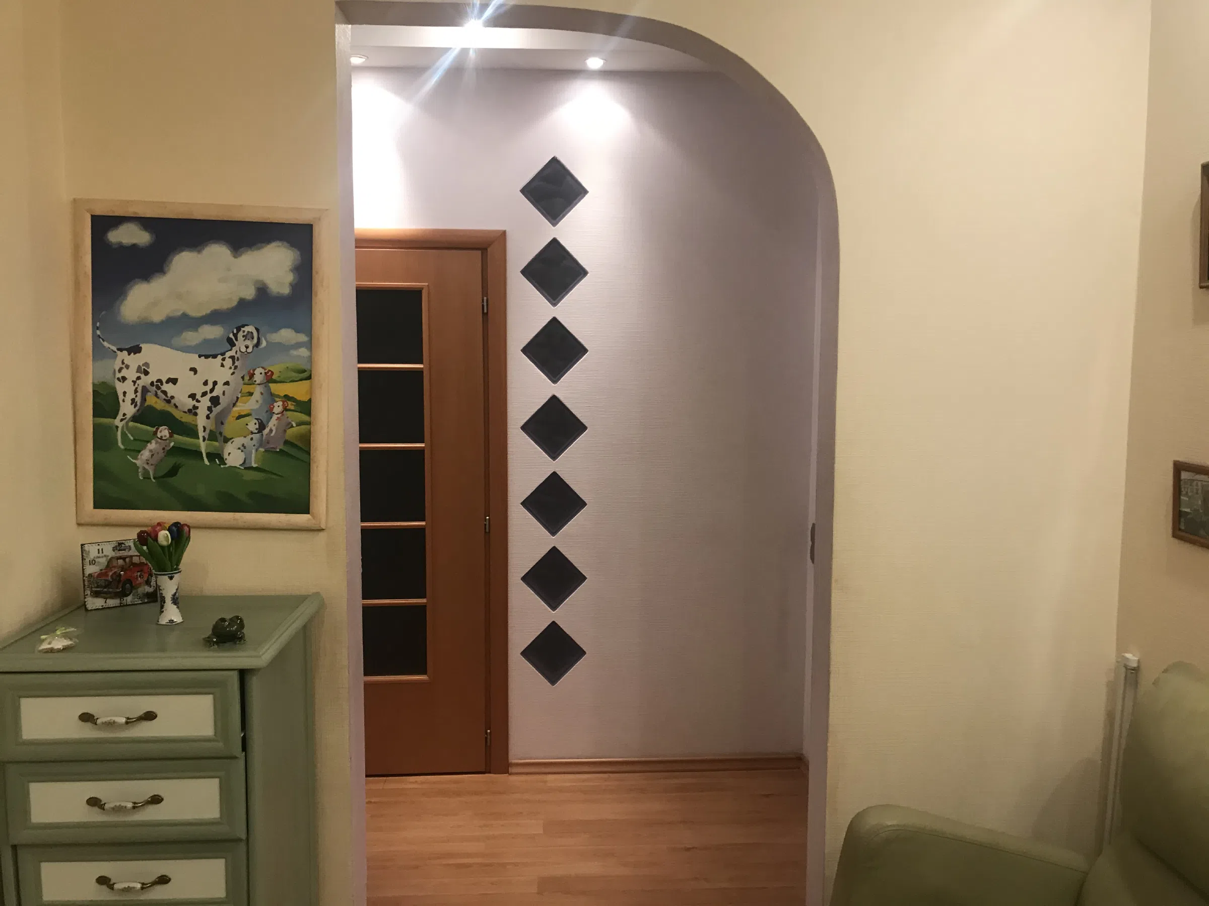 Квартира с арками и ромбами, фото 1