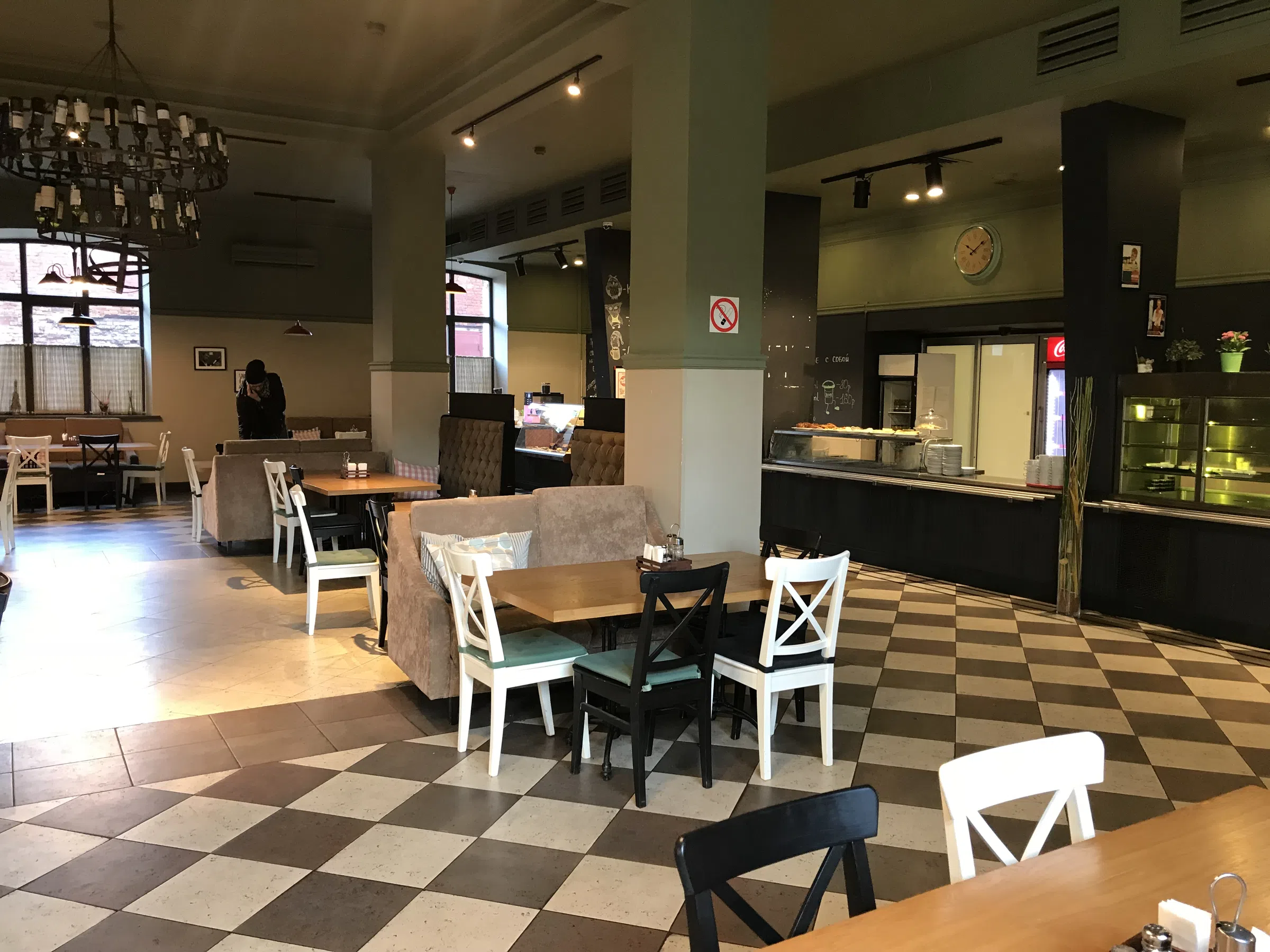 Ресторан шахматного пола, фото 24