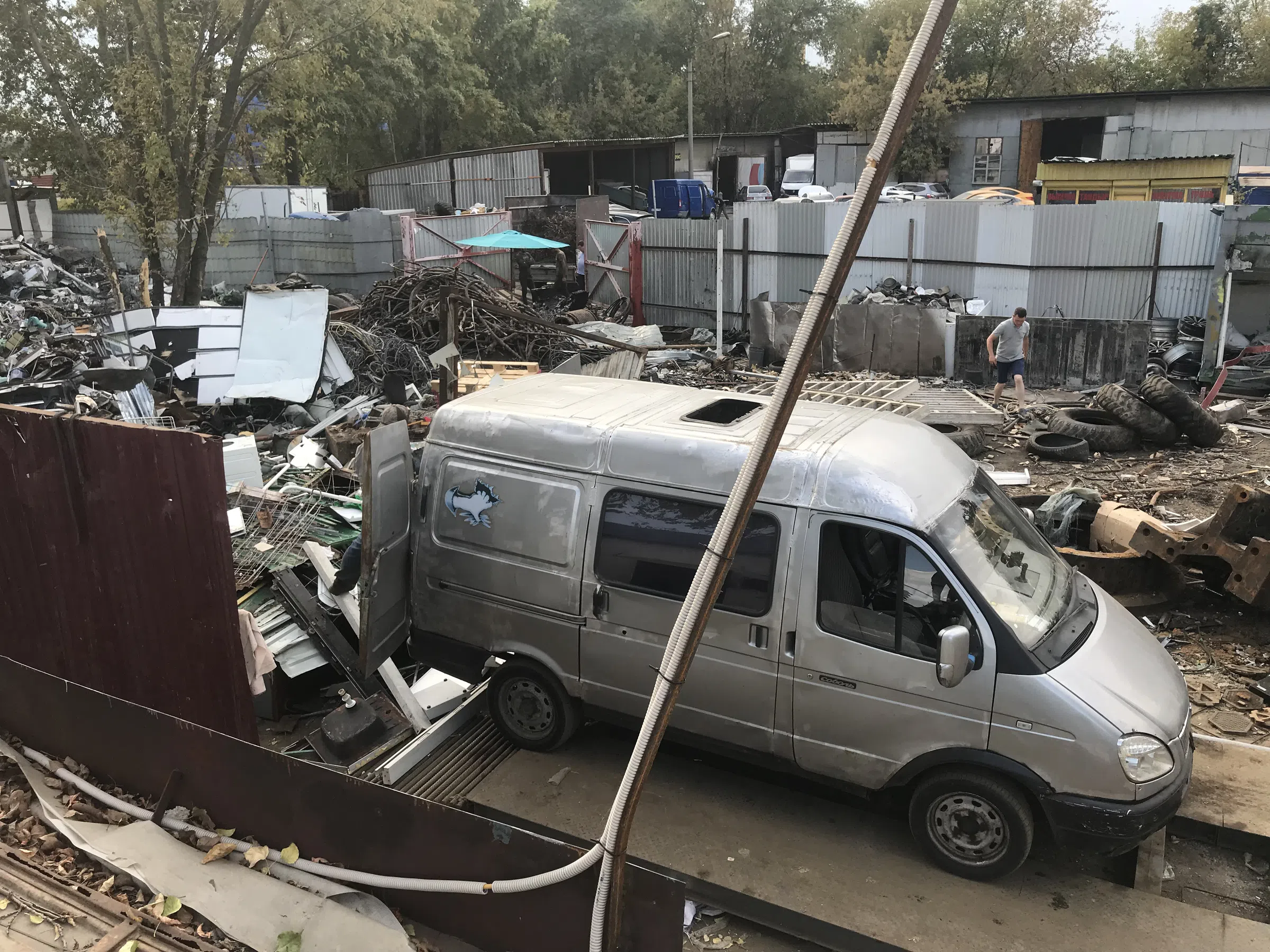 Промзона со свалкой металлолома, фото 6