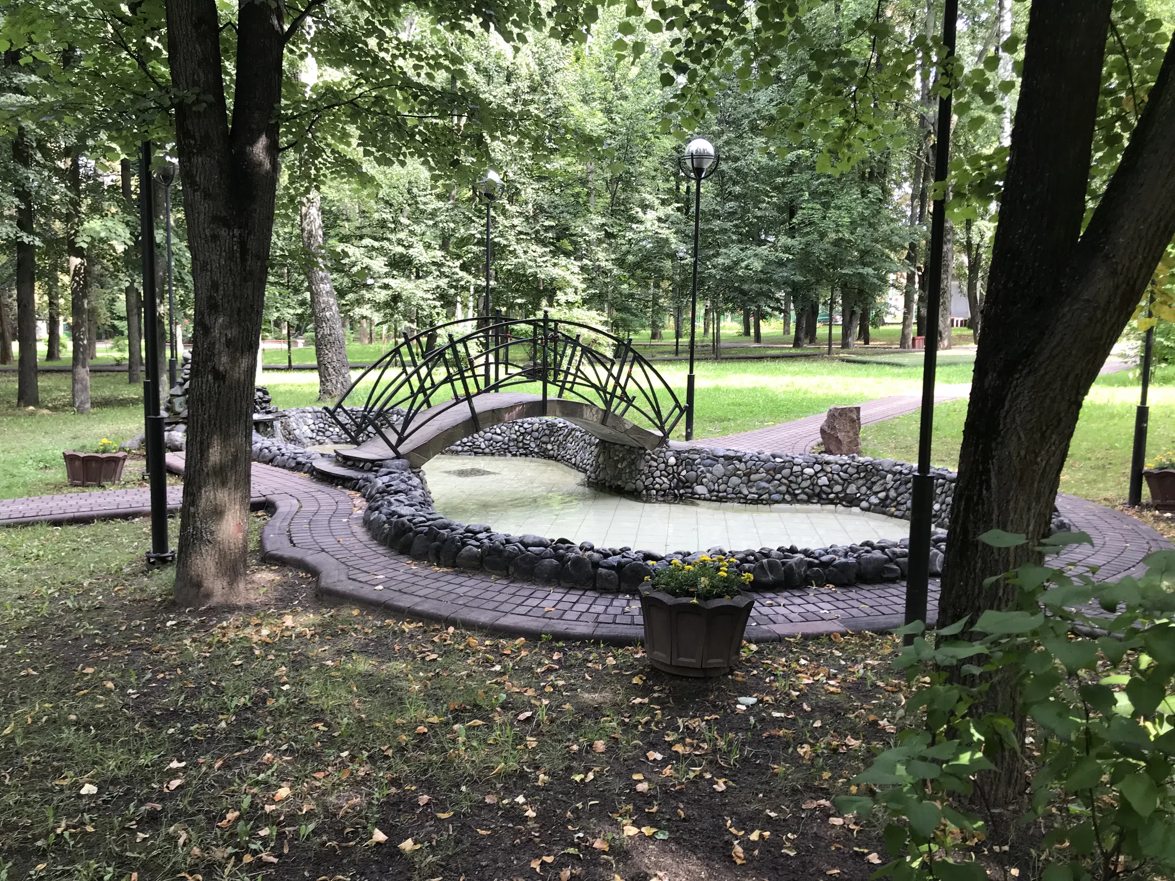 Парк с аттракционами и колесом, фото 19