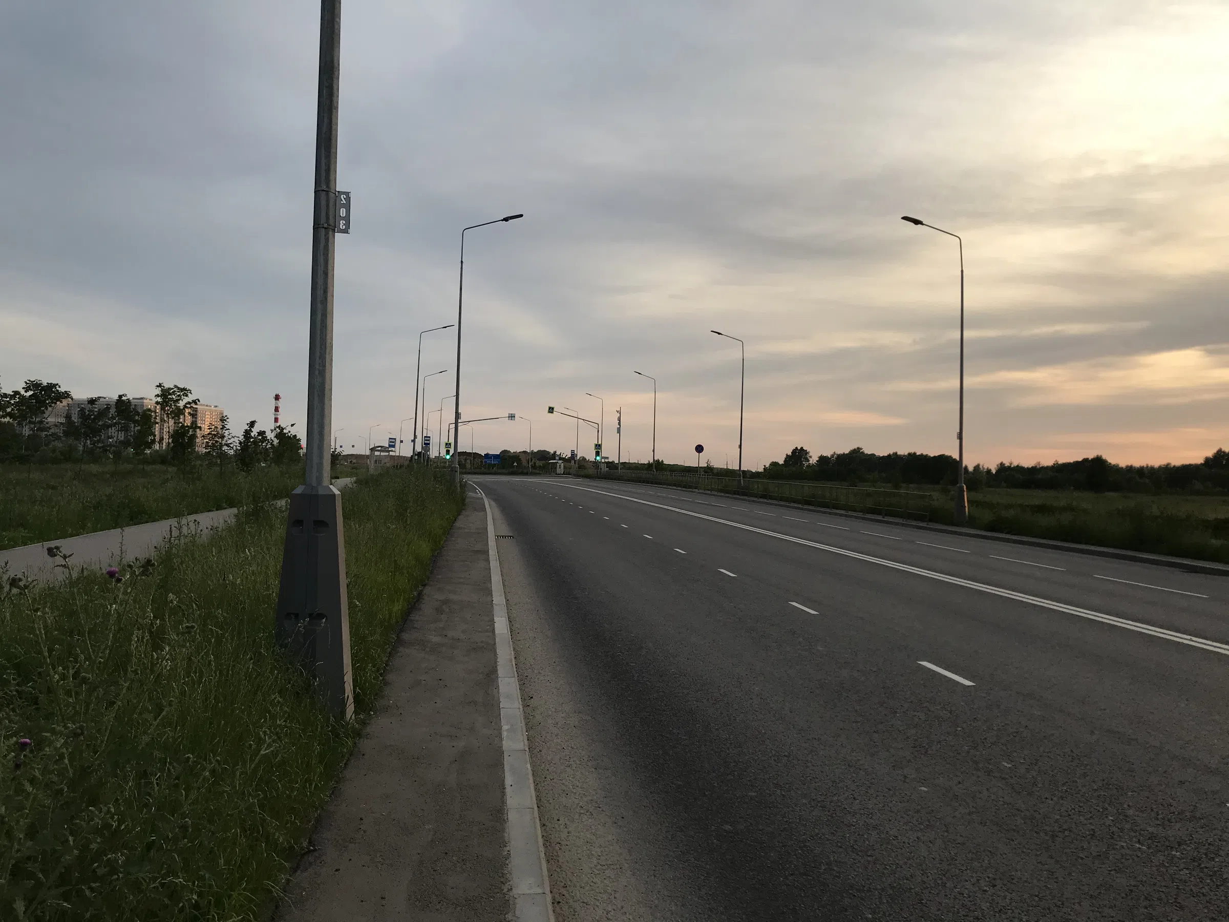 Широкое шоссе у леса, фото 3