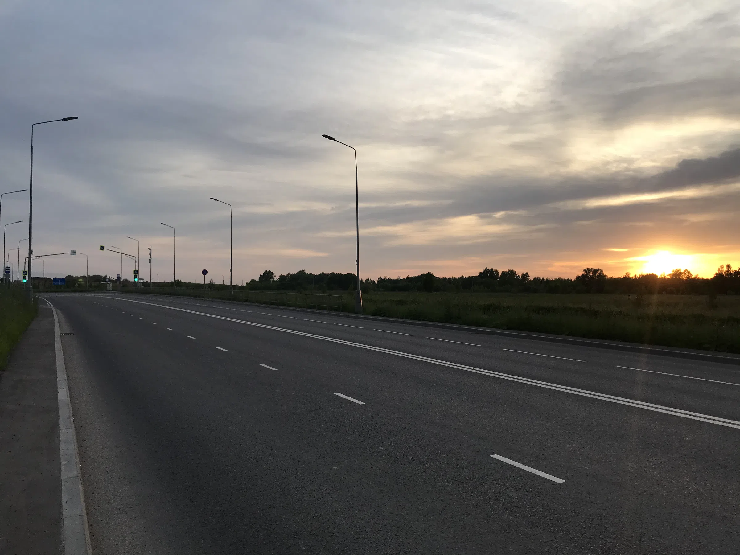 Широкое шоссе у леса, фото 5