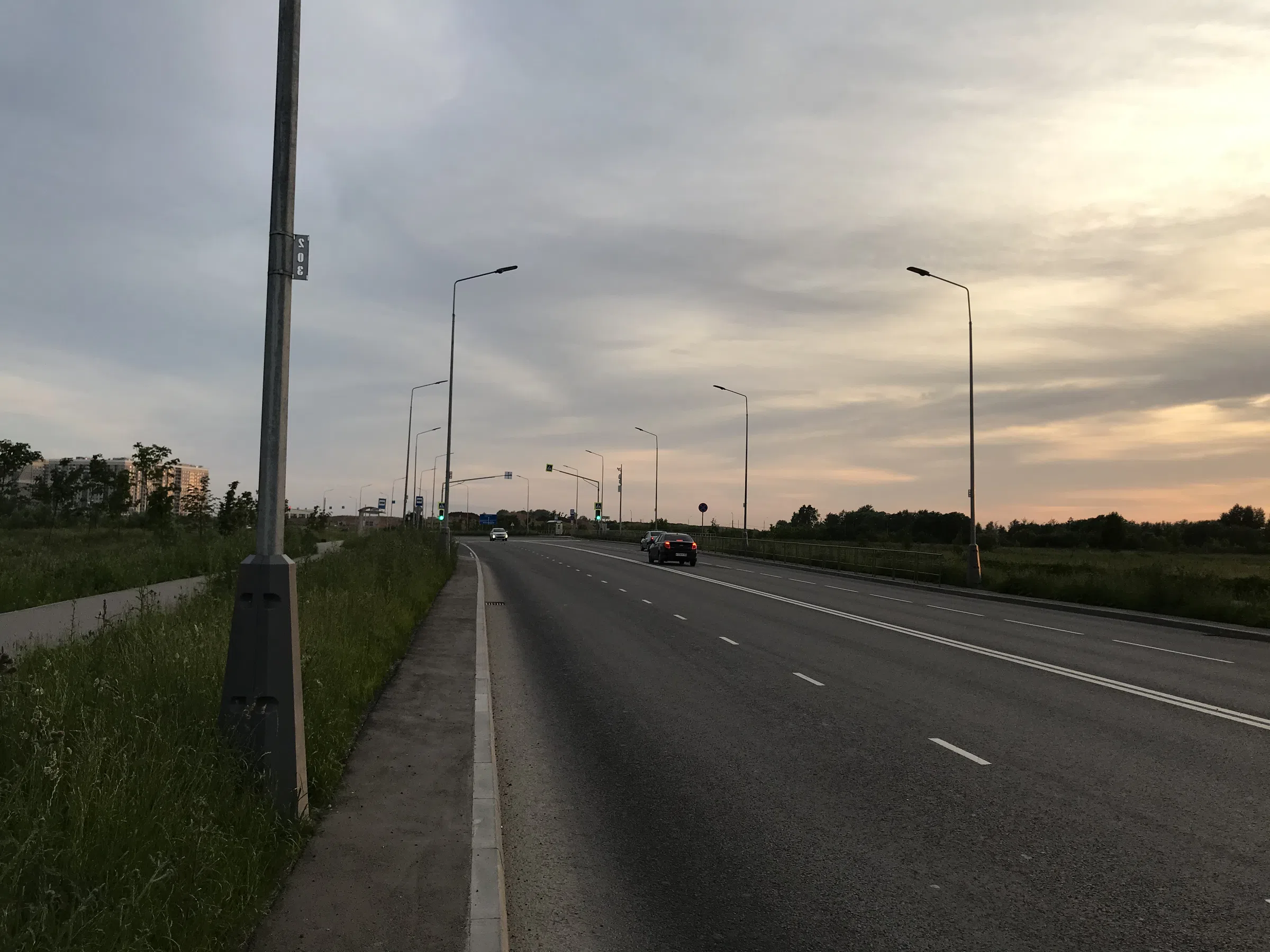 Широкое шоссе у леса, фото 8