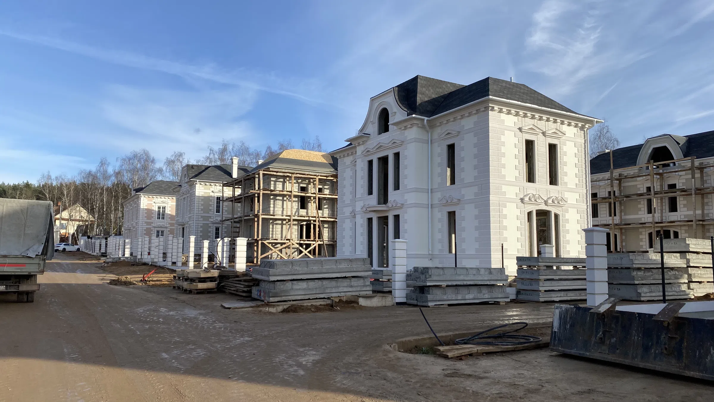 Новые неоклассические коттеджи, фото 14