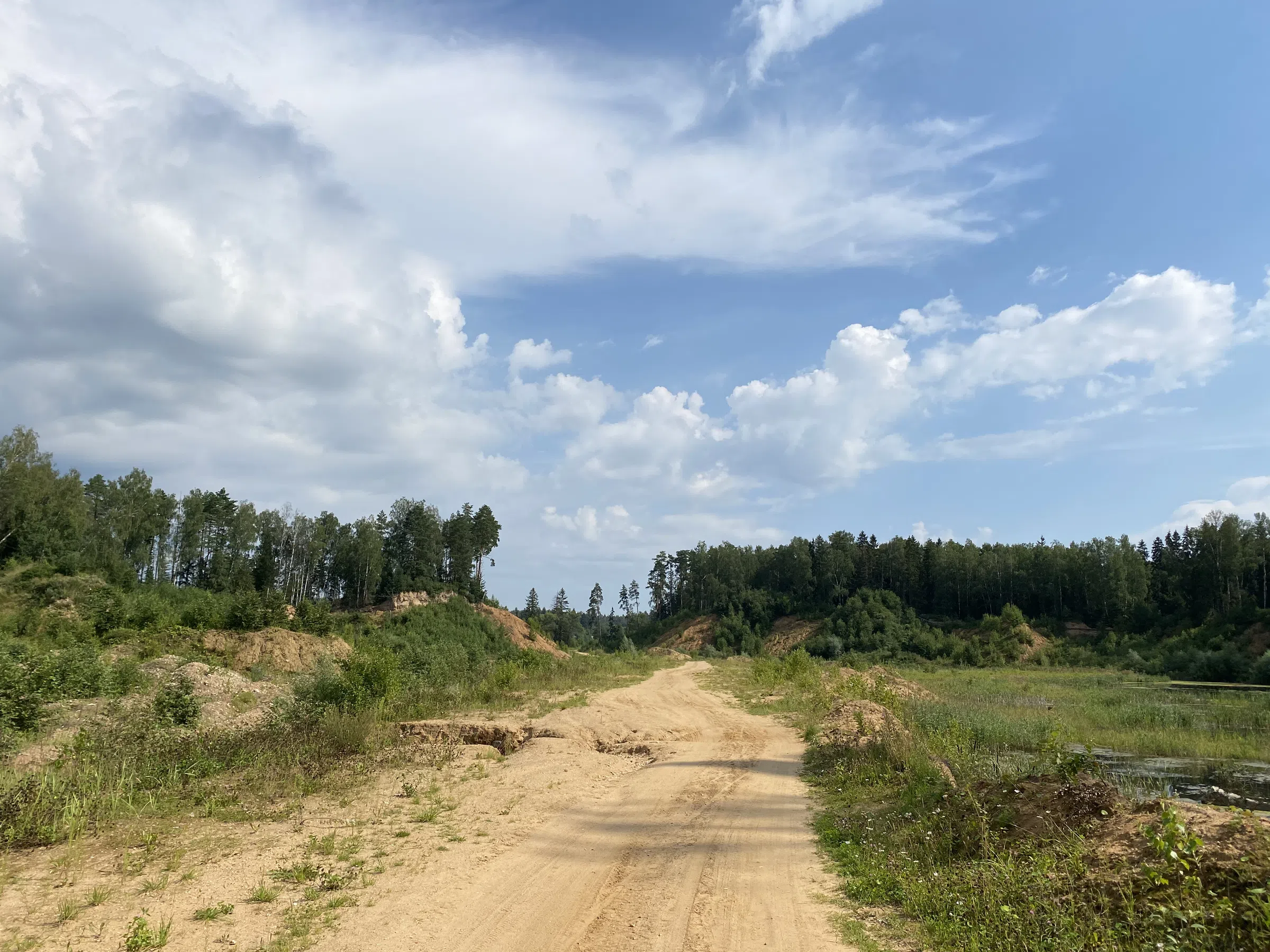 Карьер с озером и лесом, фото 11