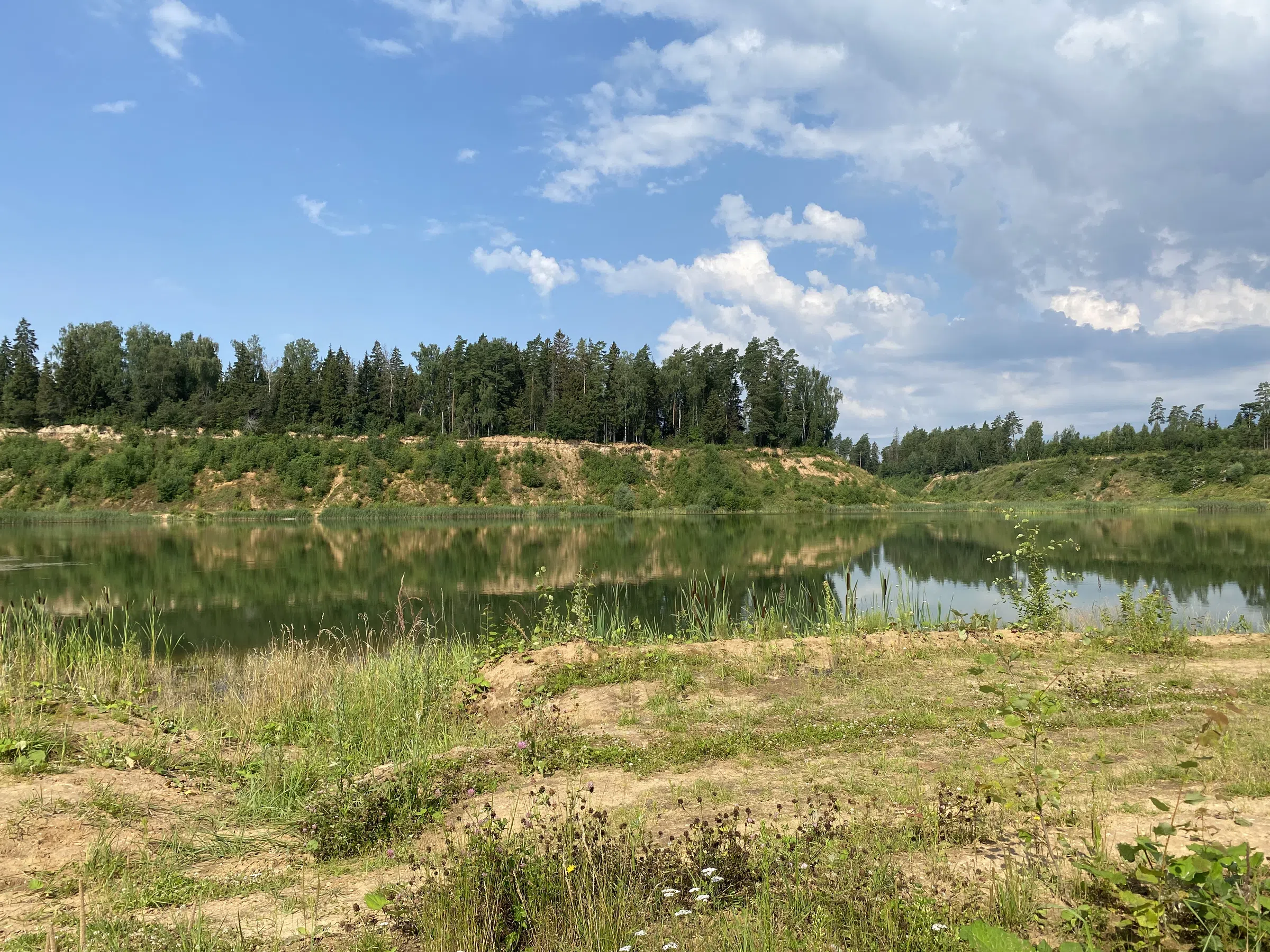 Карьер с озером и лесом, фото 5