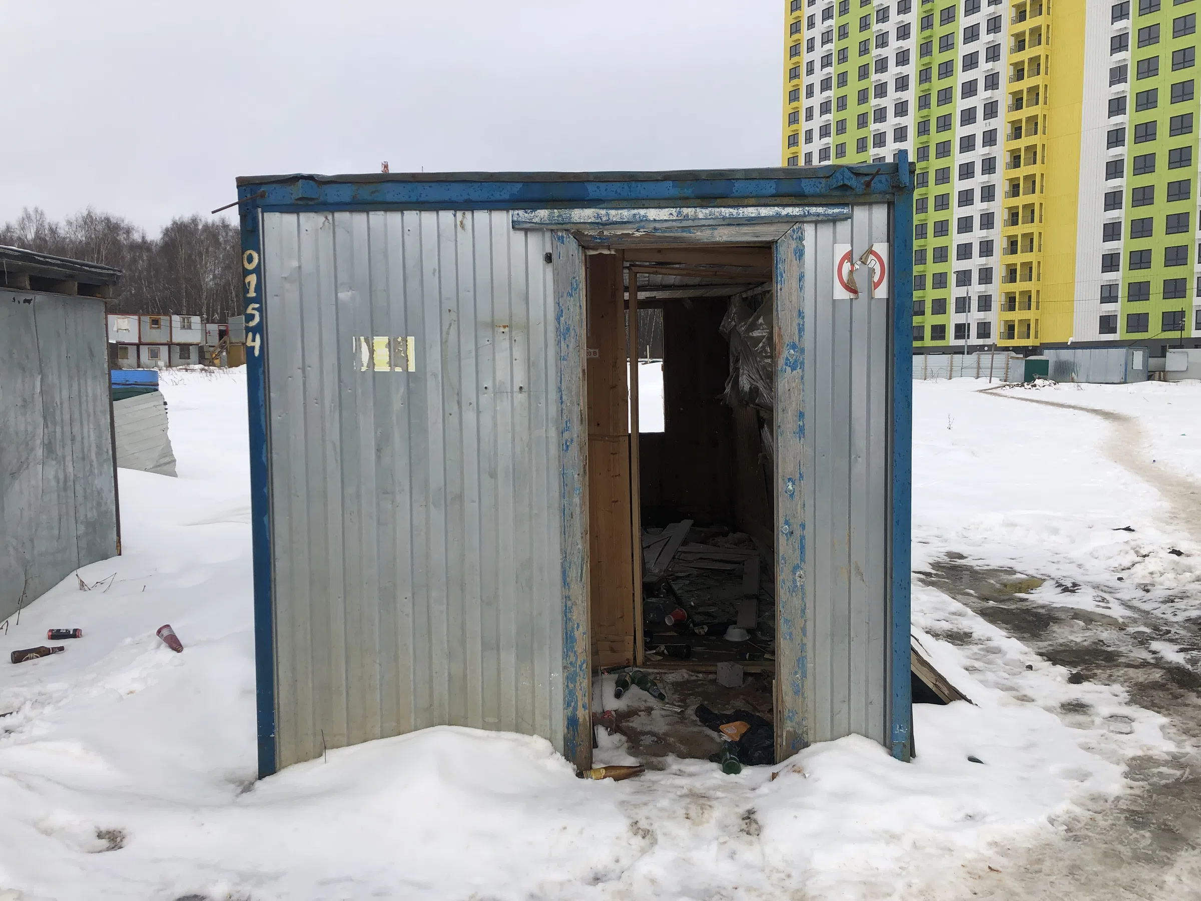 Ряды строительных бытовок, фото 23