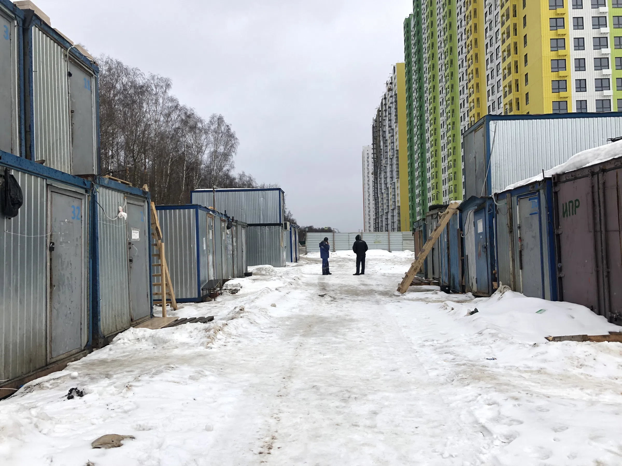 Ряды строительных бытовок, фото 10