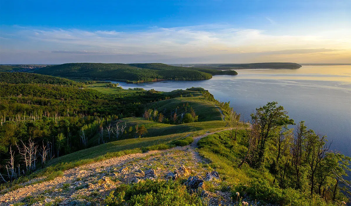 Панорама на речную изгибу, фото 1