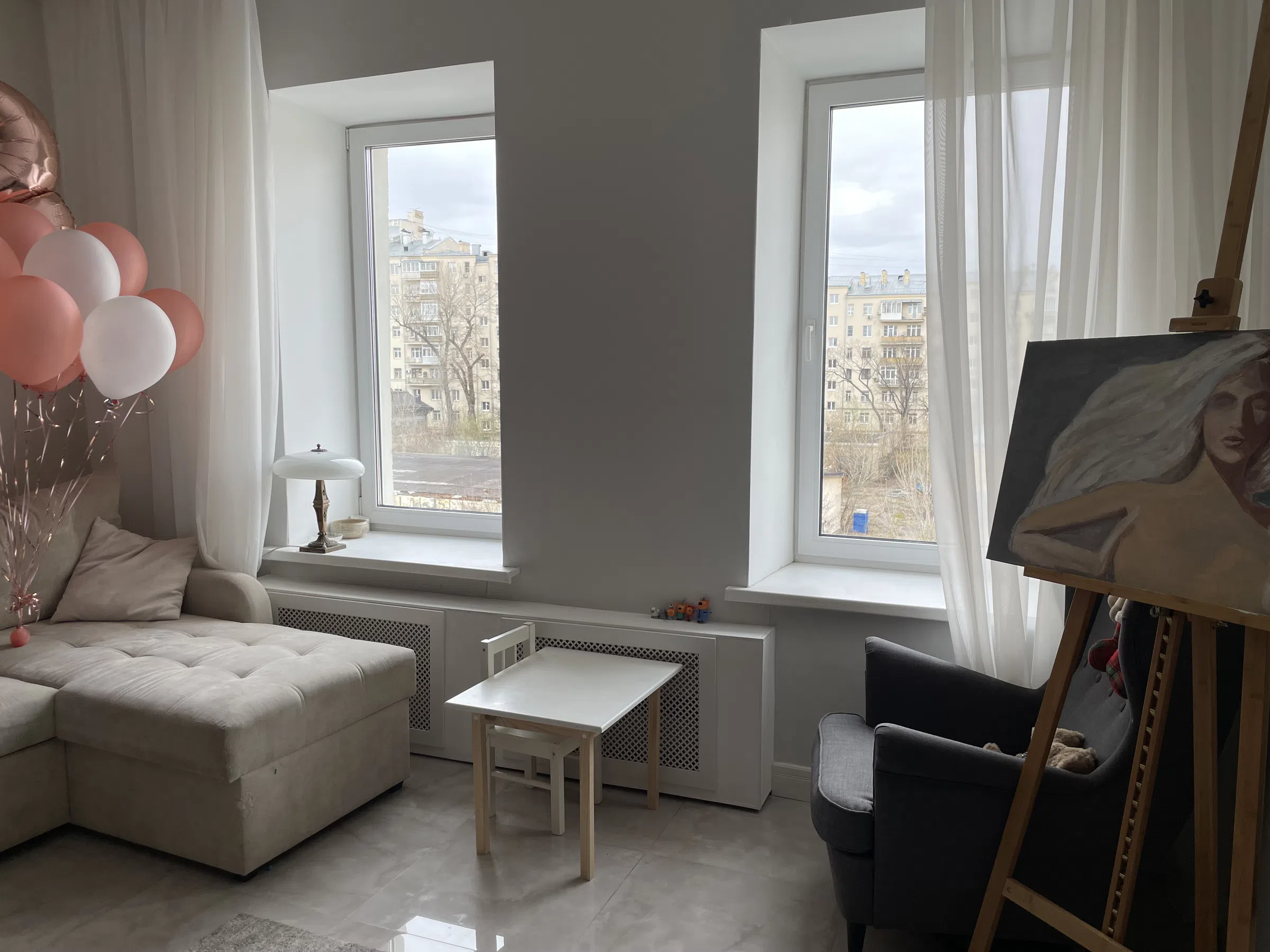 Светлая квартира с кухней-нишей, фото 10