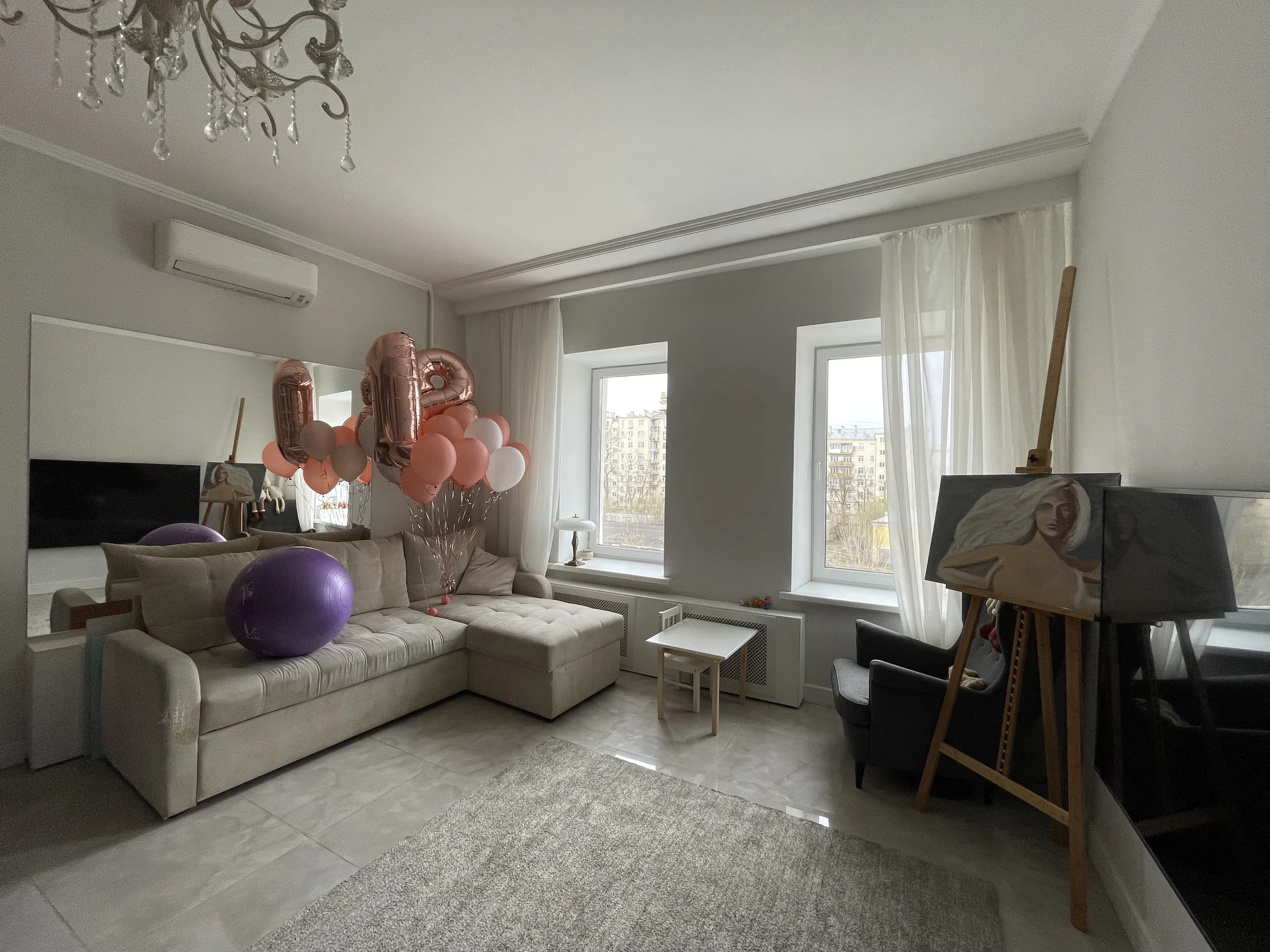Светлая квартира с кухней-нишей, фото 4