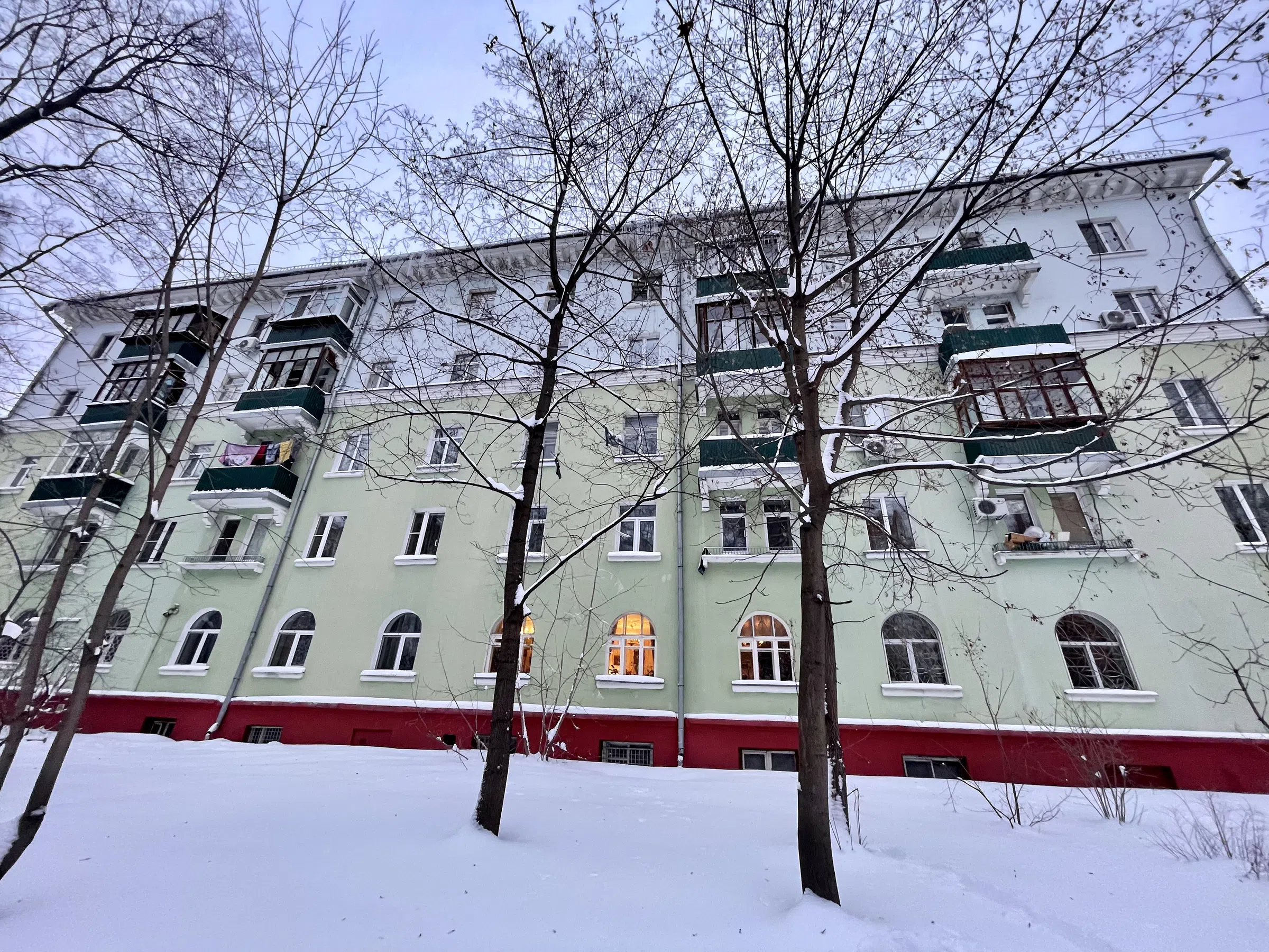 Зеленый фасад, арки, фото 10