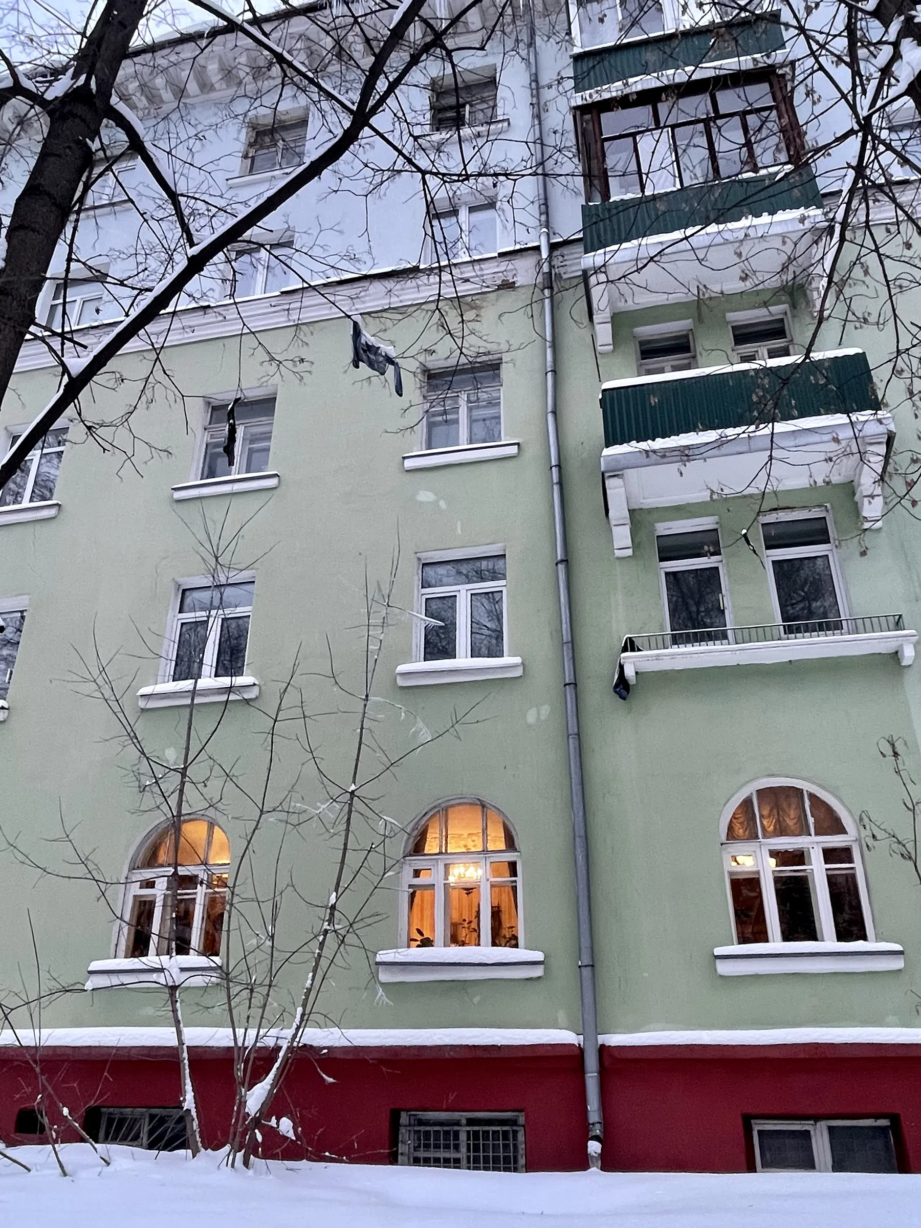 Зеленый фасад, арки, фото 12