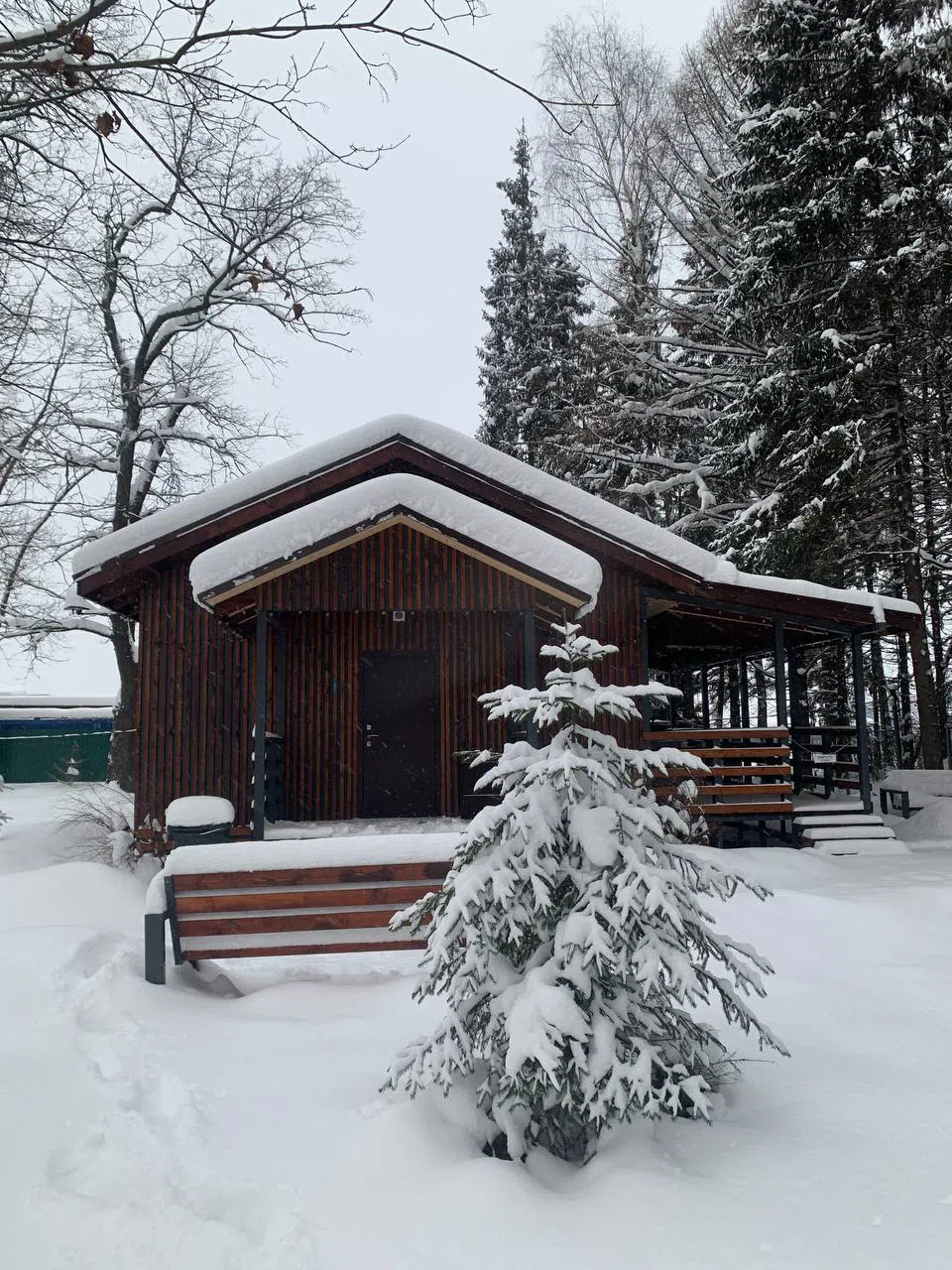 Дача с дровницей-аркой, фото 11