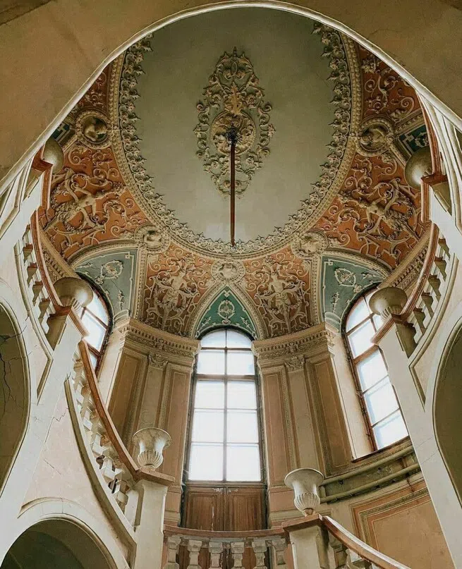Усадьба с лепниной и деревом, фото 8