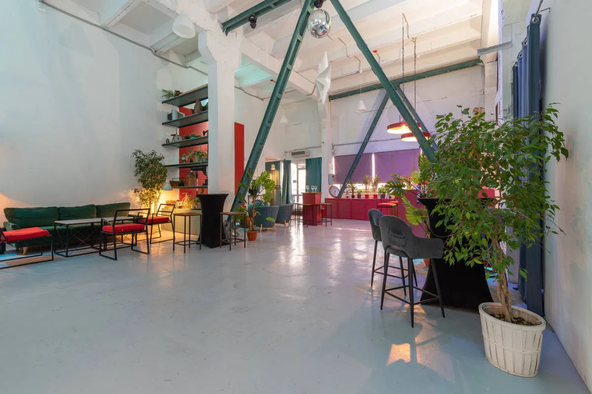 Индустриальный лофт с балками, фото 7