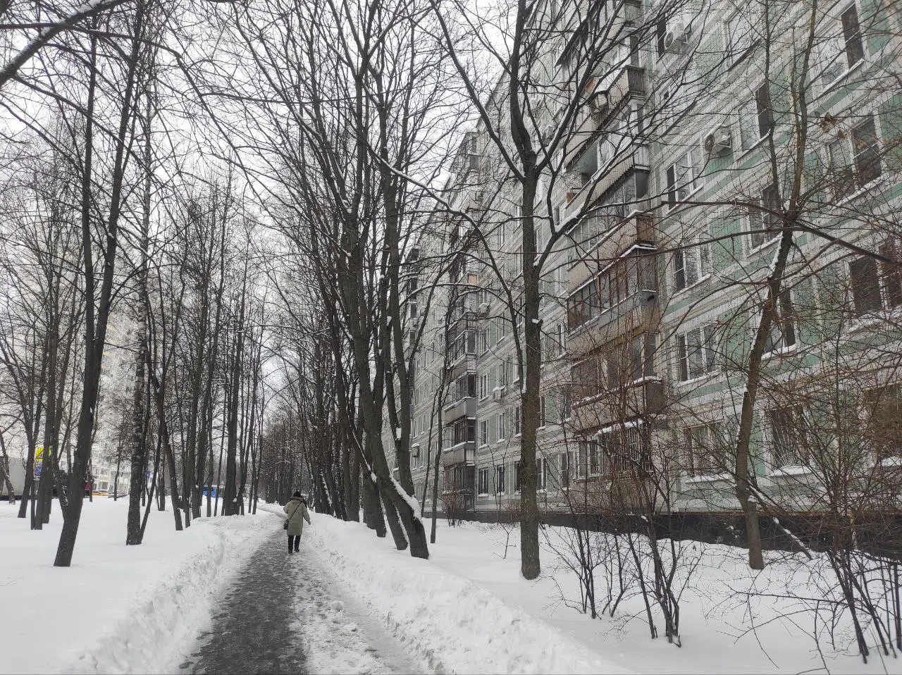 Вид на зимний двор, фото 20