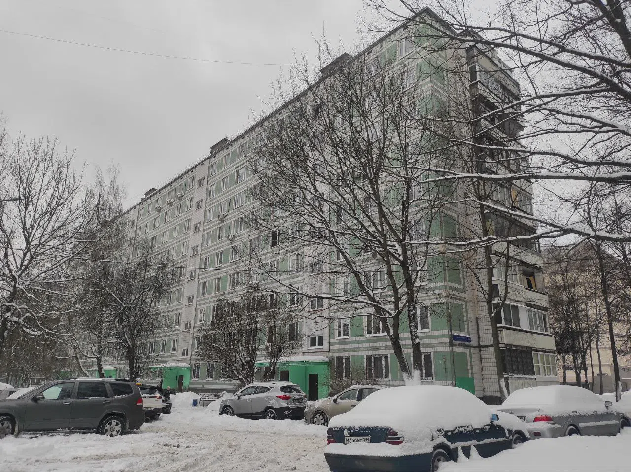 Вид на зимний двор, фото 12