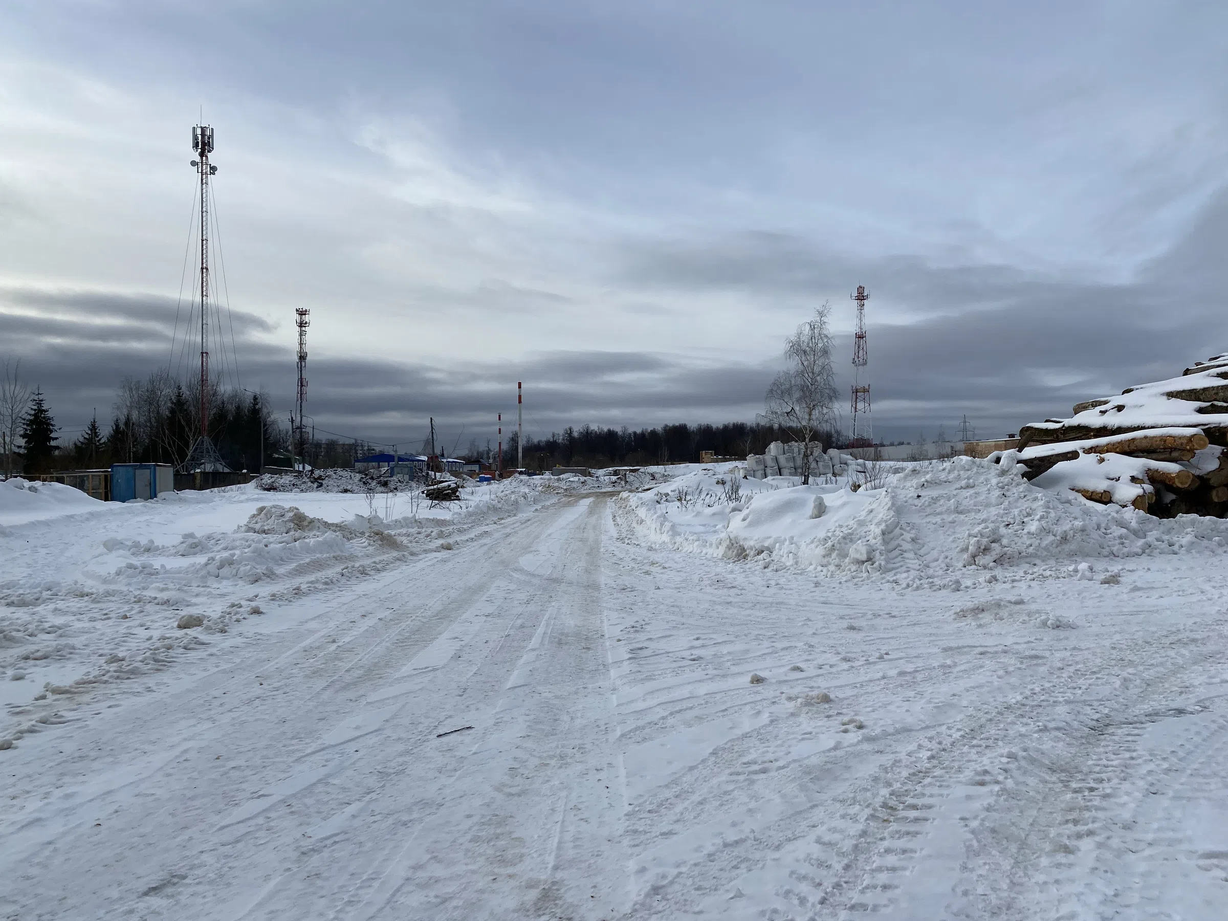 Зимняя лесопилка, фото 2