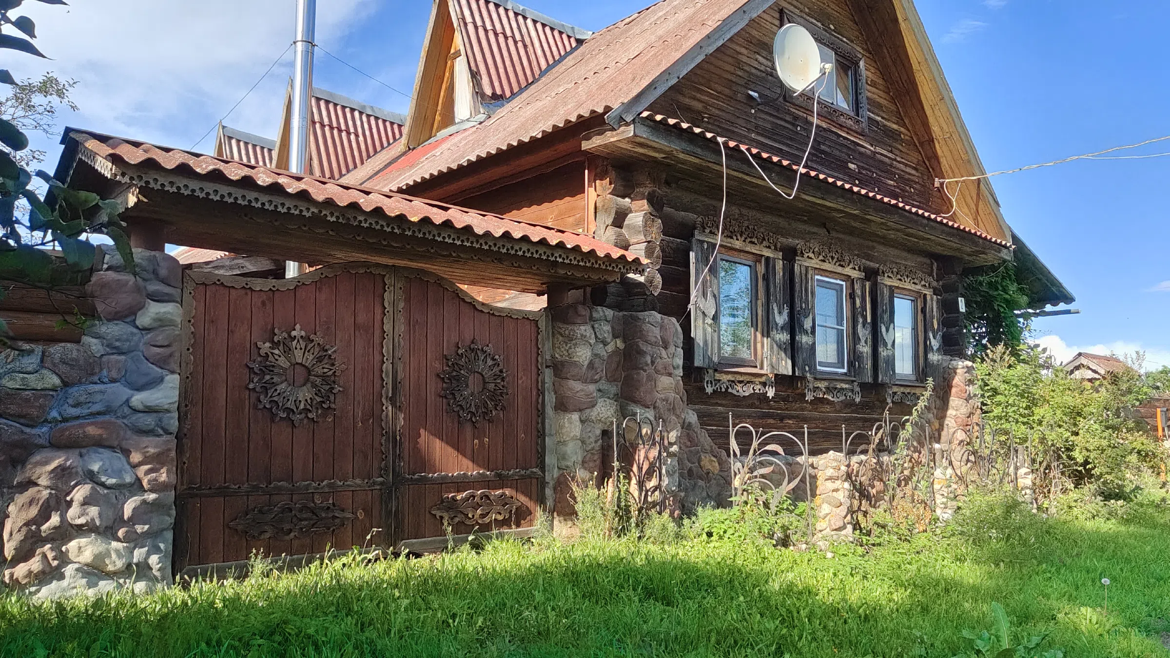 Голубая изба наличники, фото 12